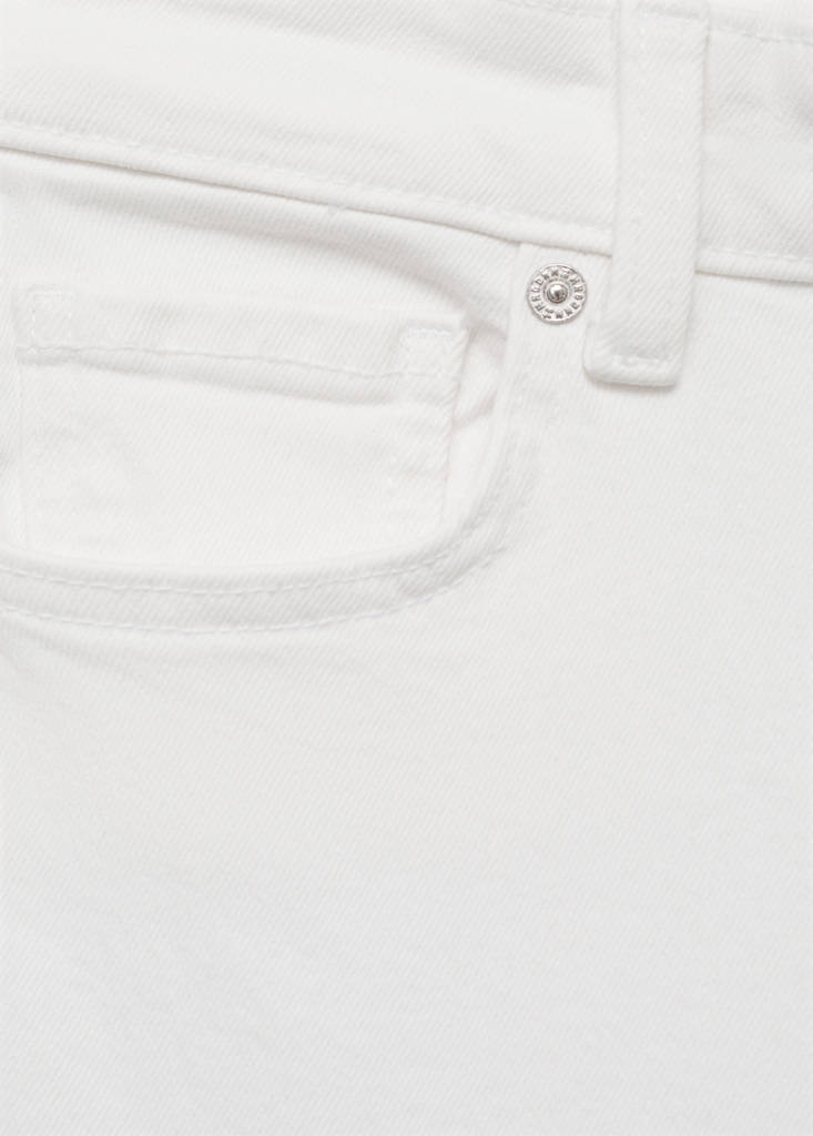Sienna flared cropped jeans — White