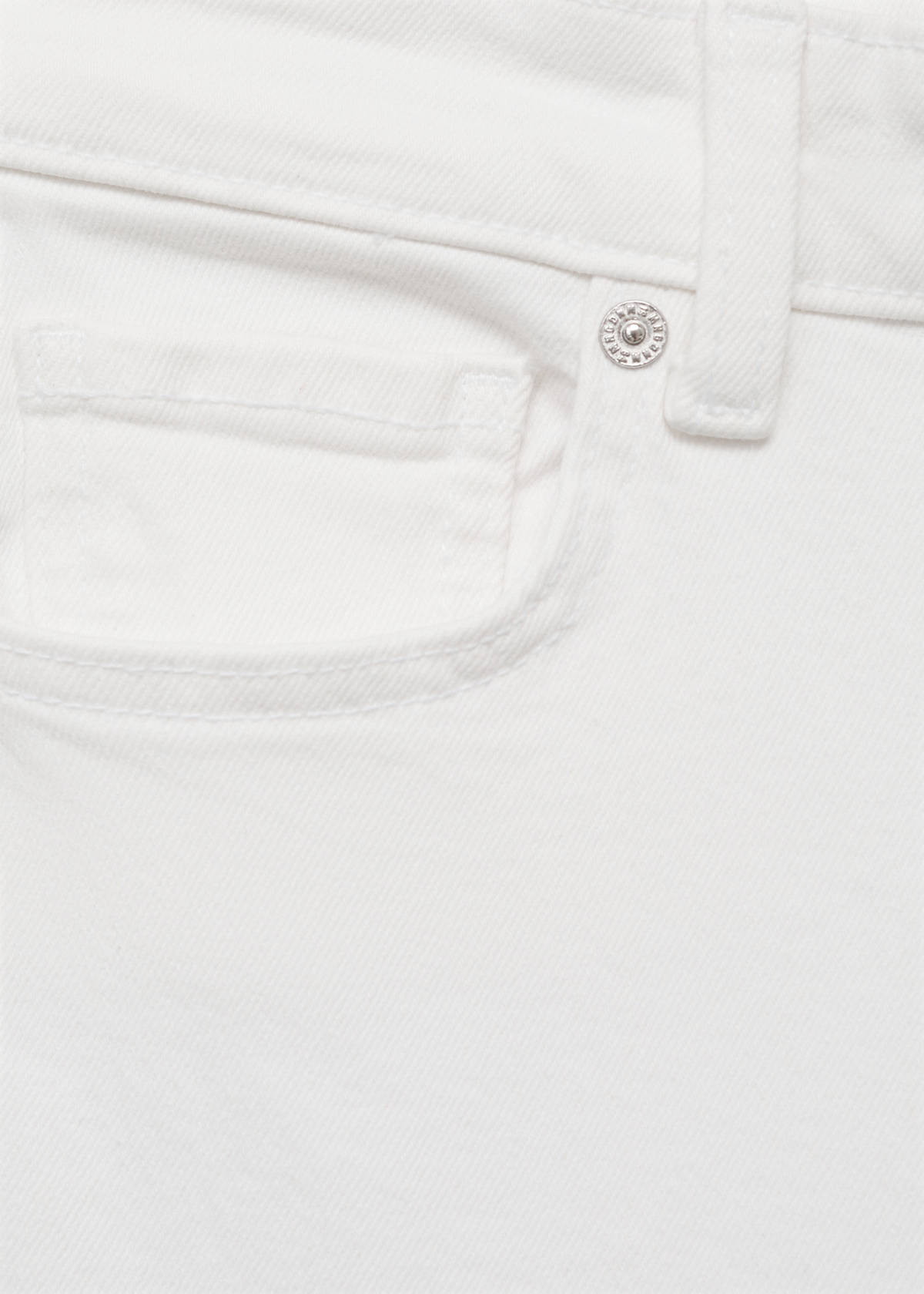 Sienna flared cropped jeans — White