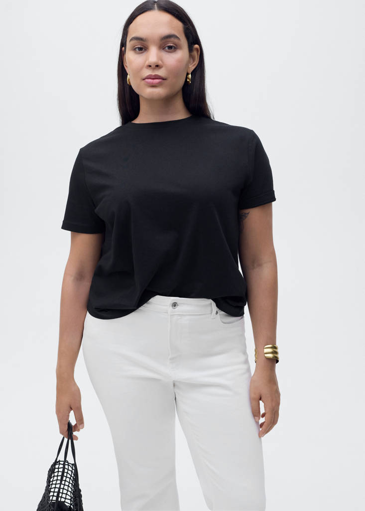 Sienna flared cropped jeans — White