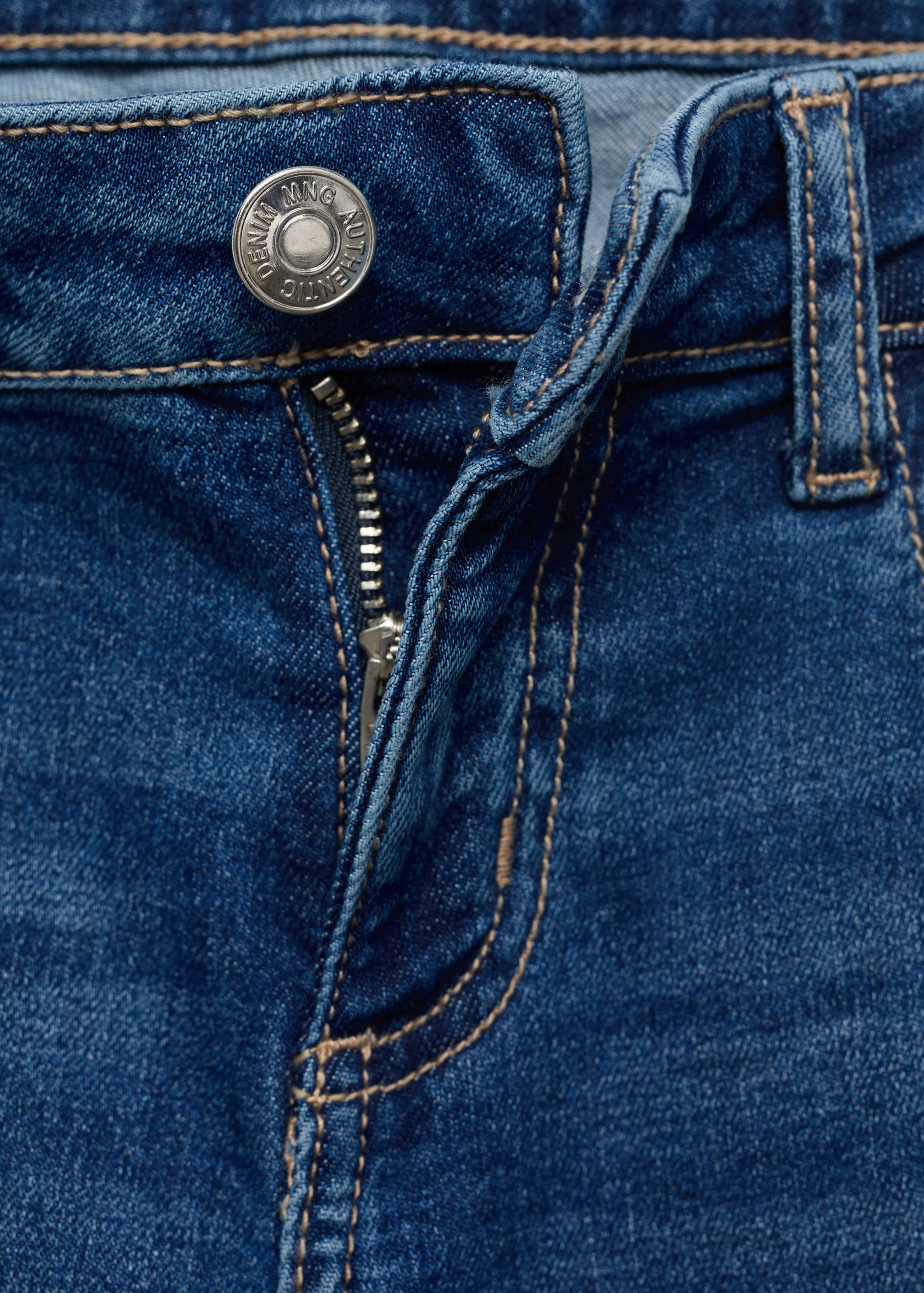 Calças de ganga flare de cintura baixa - Pormenor do artigo 8