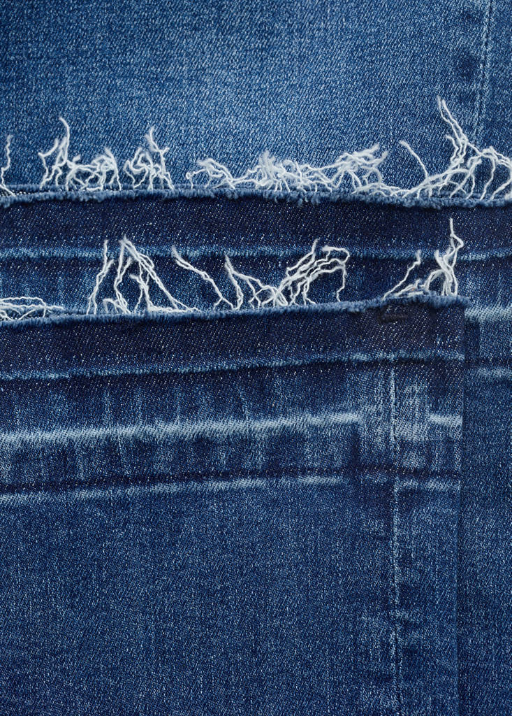 Low-waist flared jeans — Dark Blue