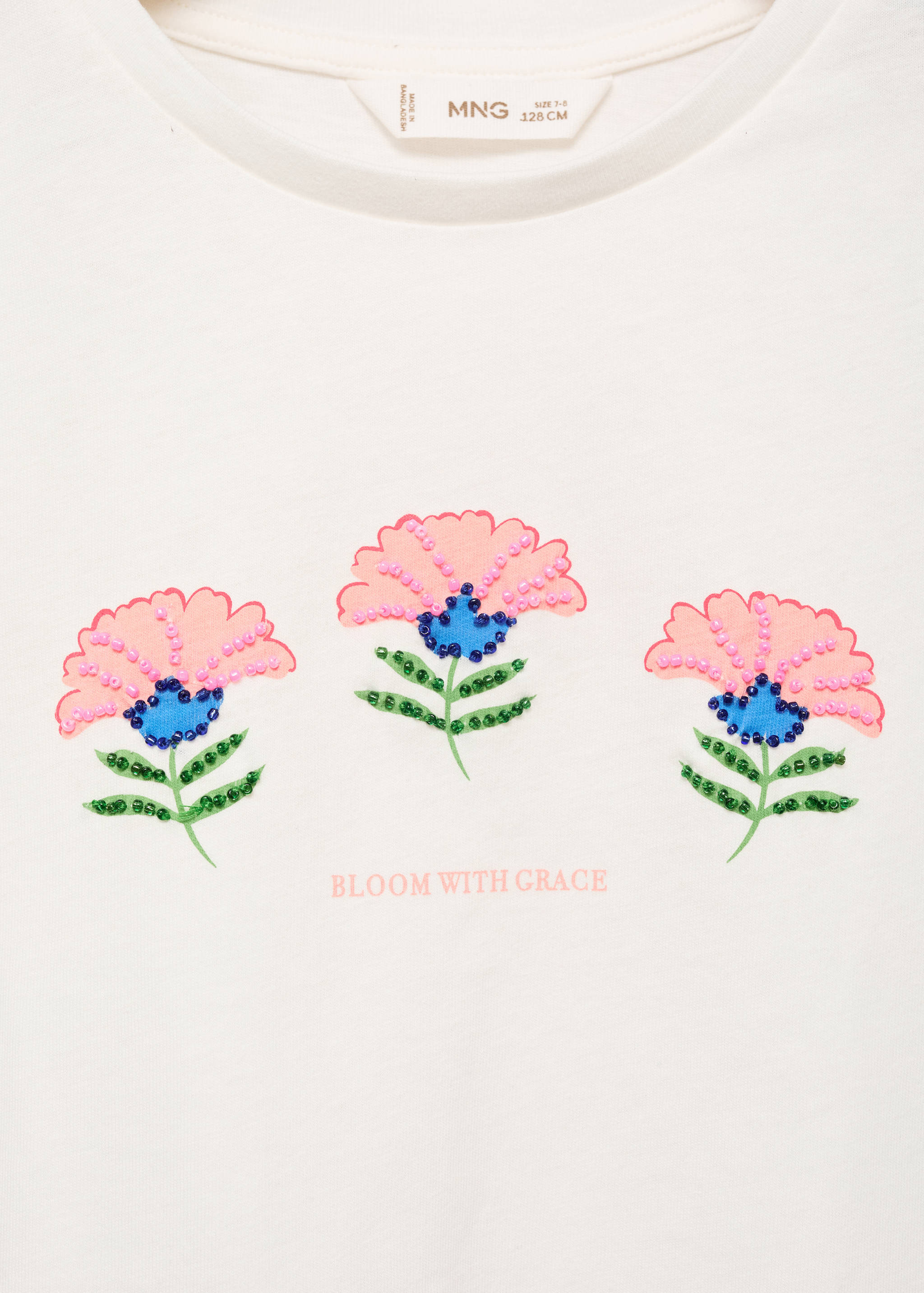 Pärltryck t-shirt - Detaljer om artikeln 8