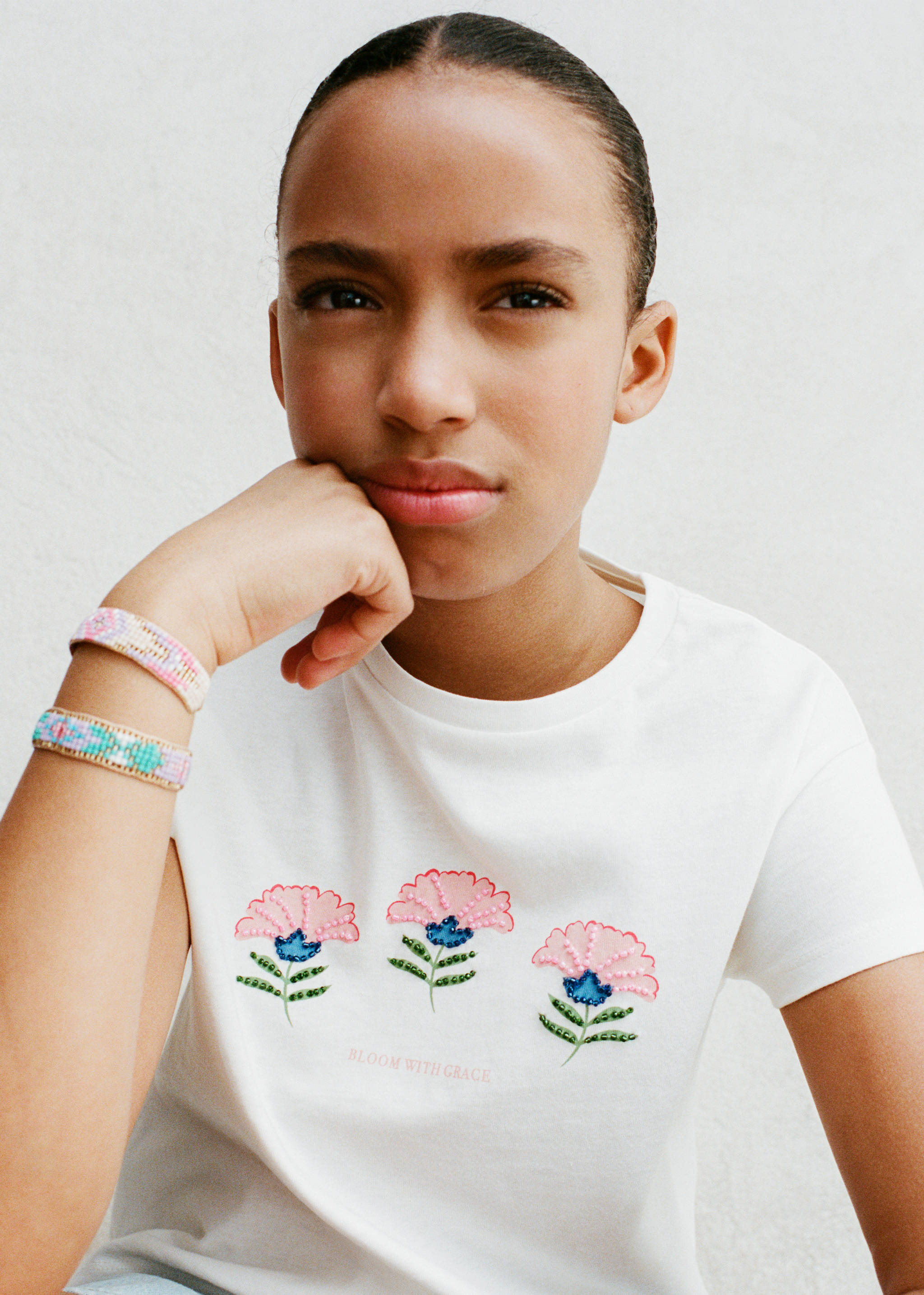 Pärltryck t-shirt - Detaljer om artikeln 5