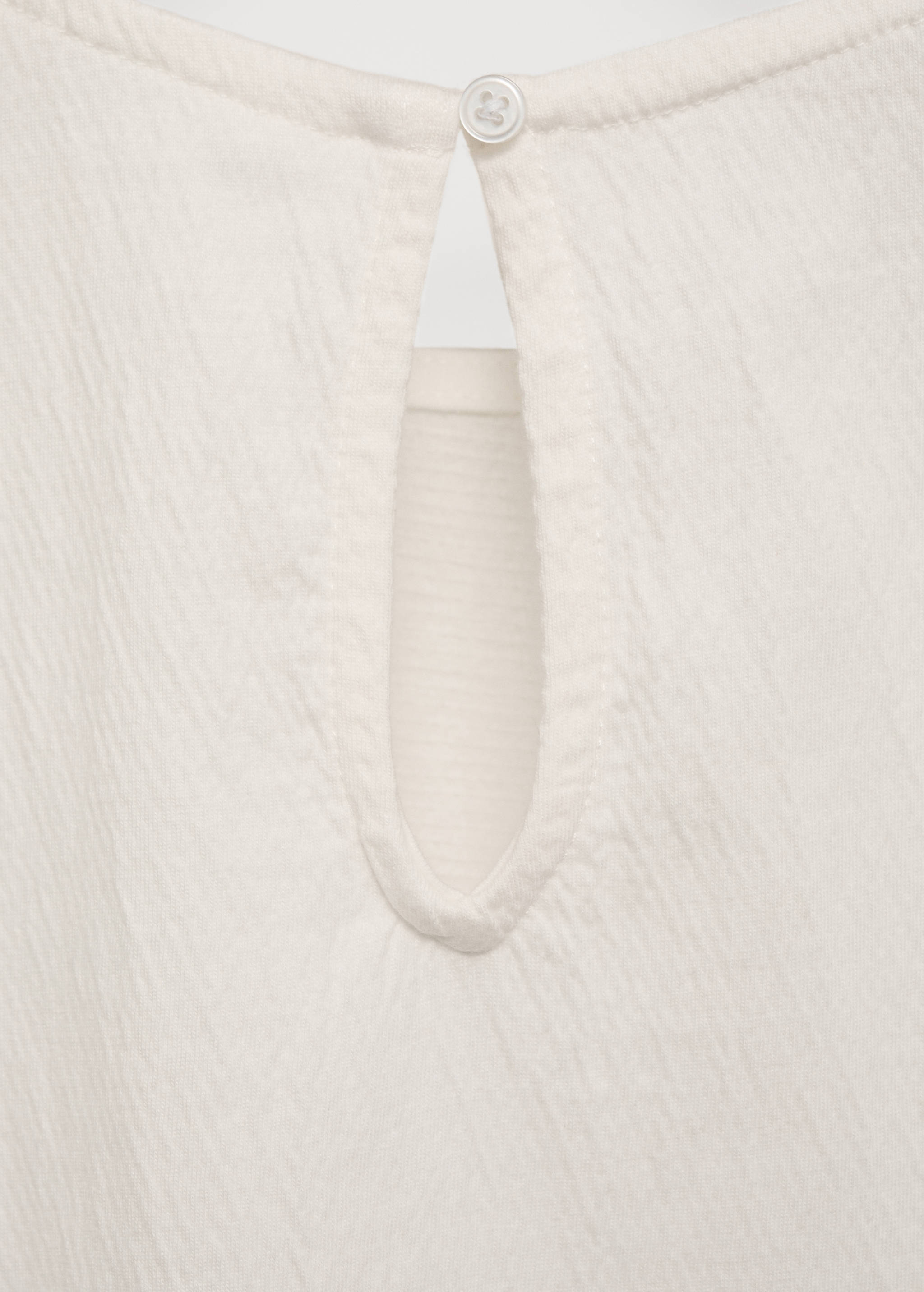 Тениска с текстура и бродерия - Данни за артикула 0