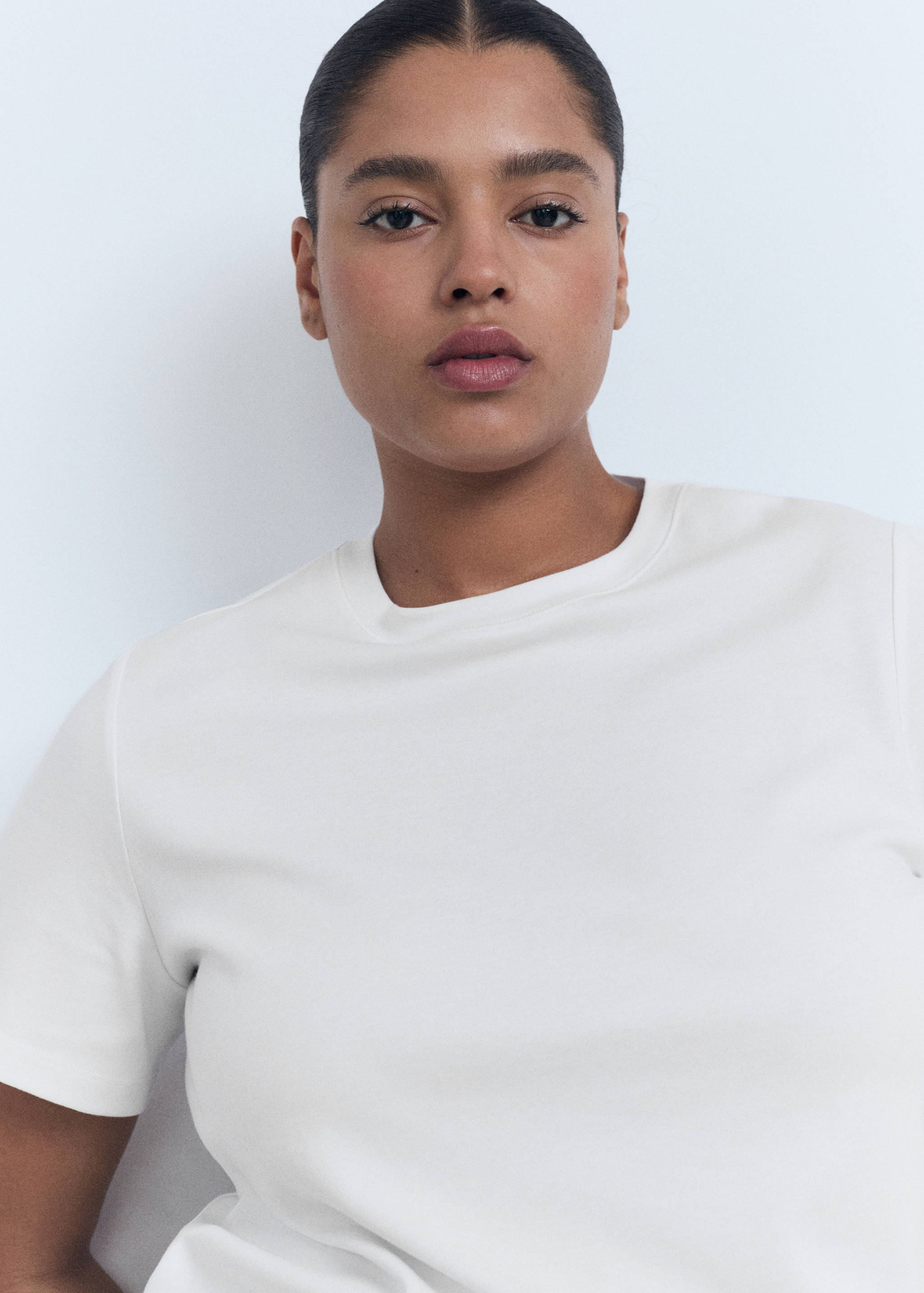 Cotton short-sleeved t-shirt - Details of the article 4