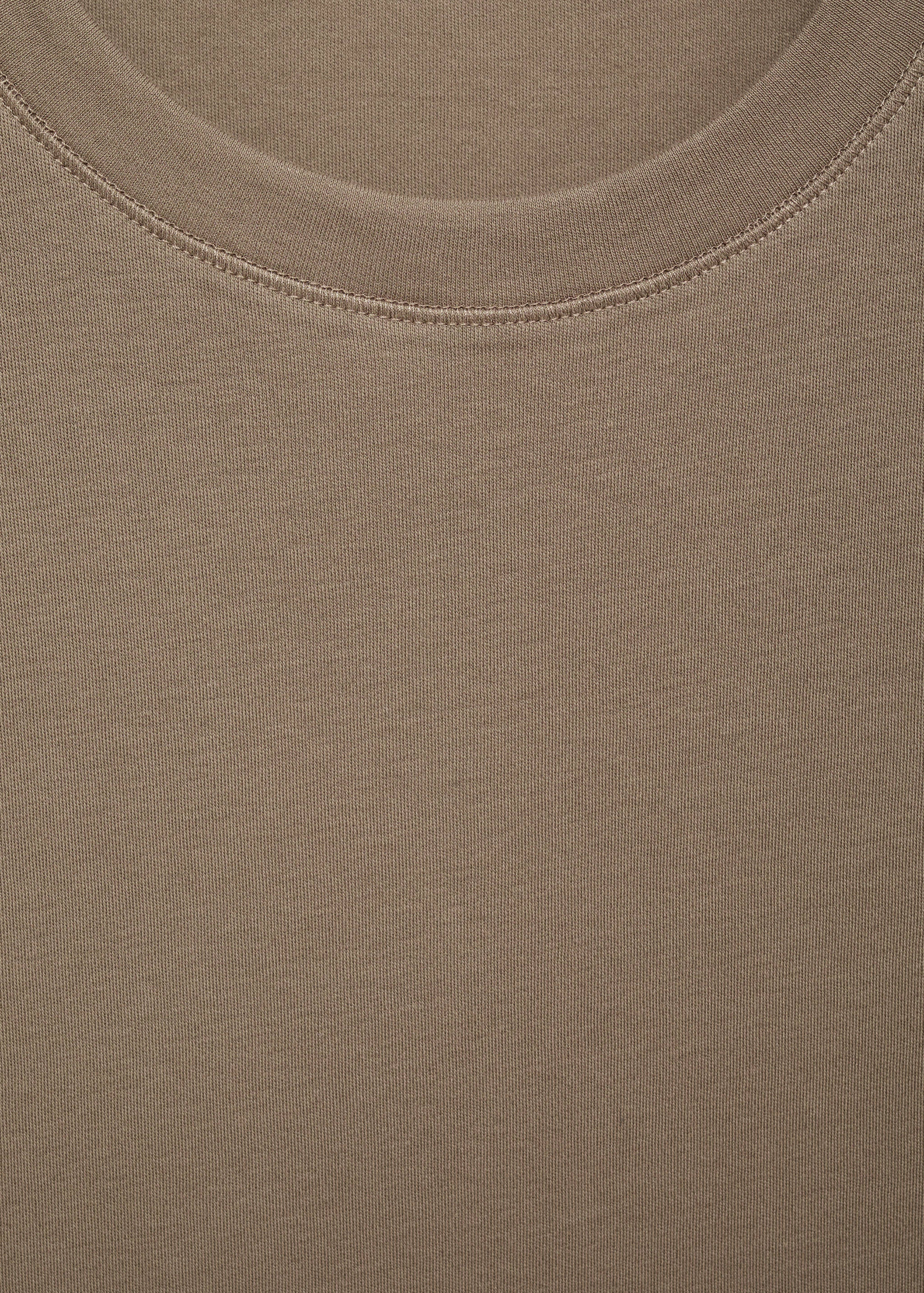 Cotton short-sleeved t-shirt - Details of the article 8