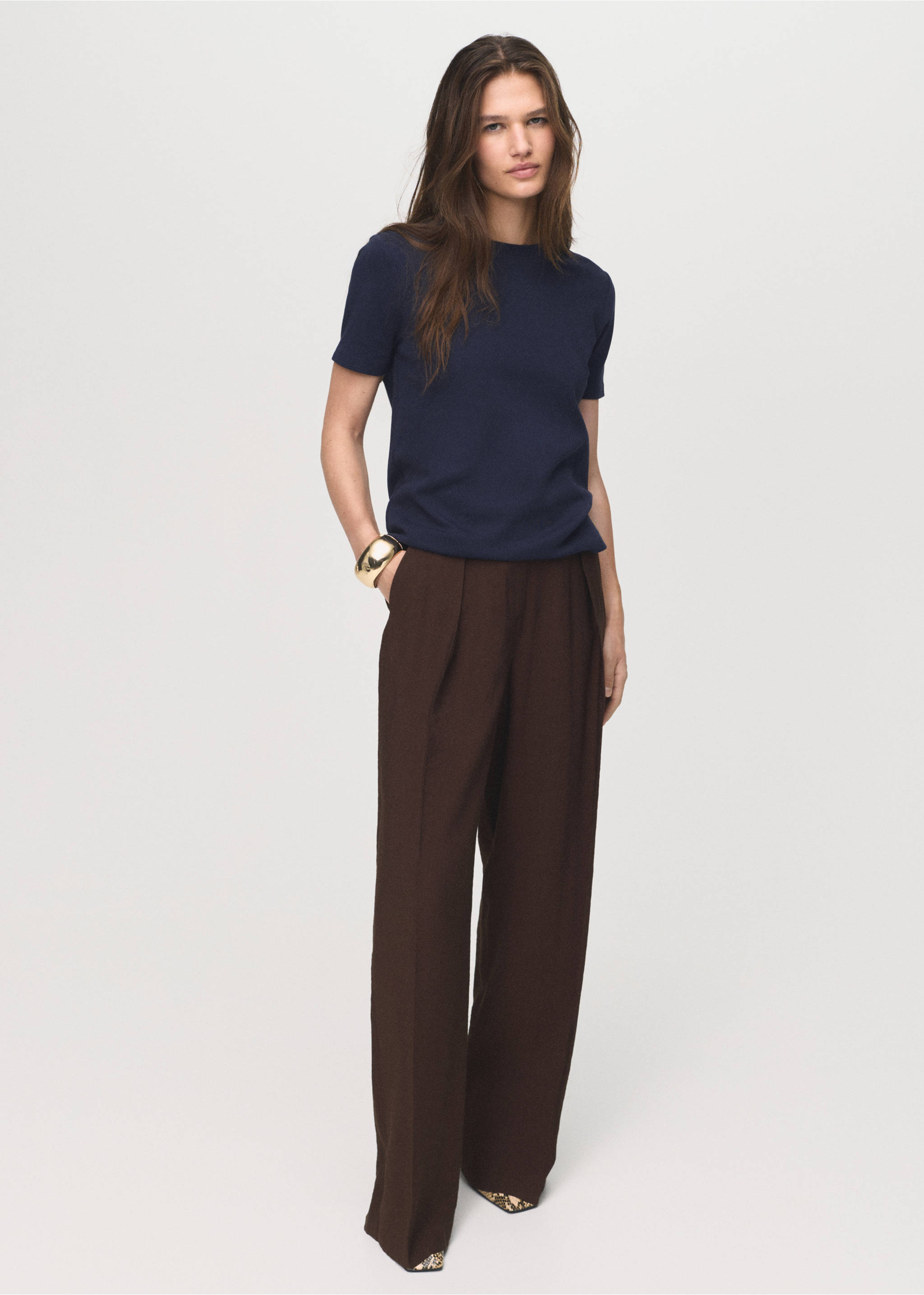 Cotton short-sleeved t-shirt - General plane, Navy. Ref: 17021197-00.