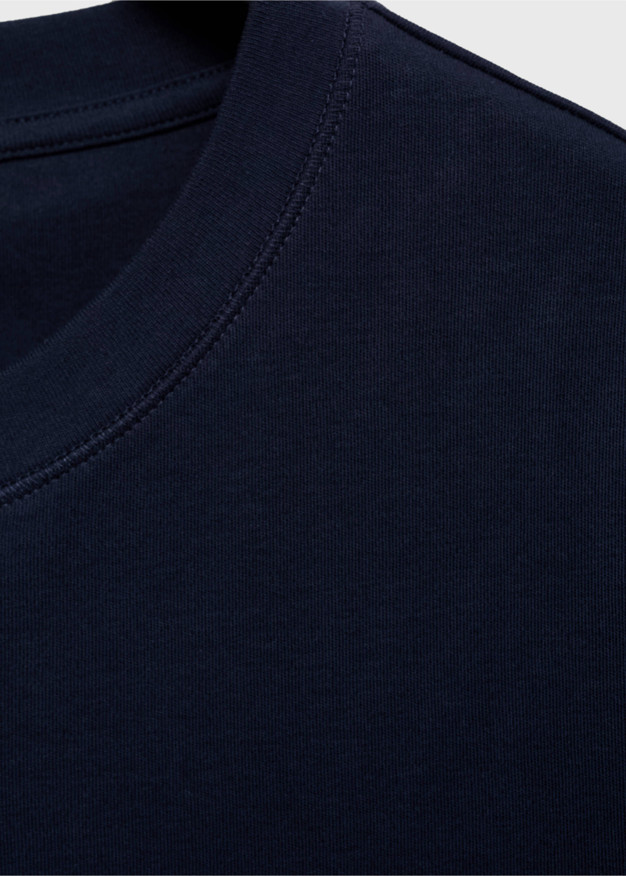 Cotton short-sleeved t-shirt - Details of the article 8, Navy. Ref: 17021197-00.