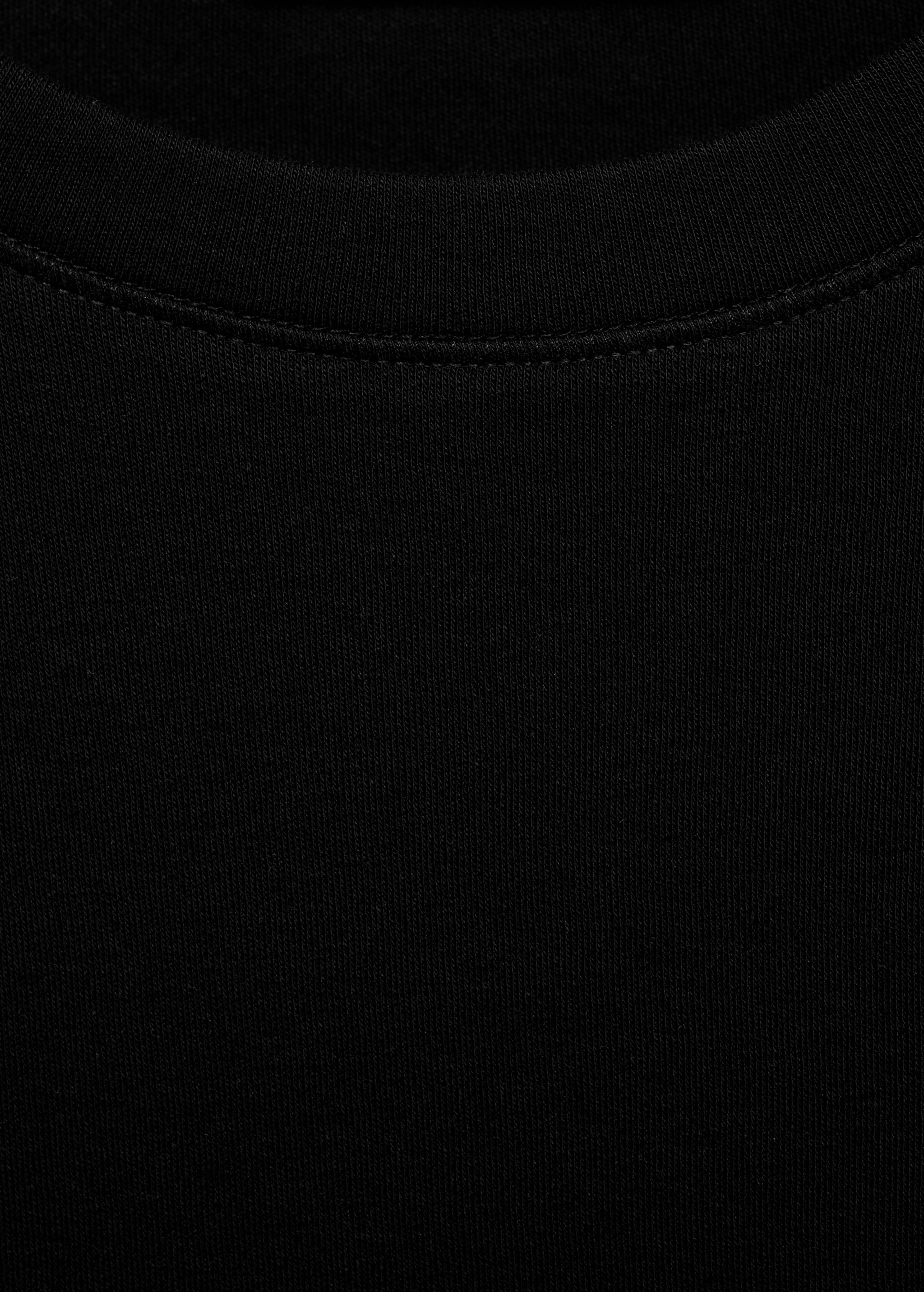 Cotton short-sleeved t-shirt - Details of the article 8