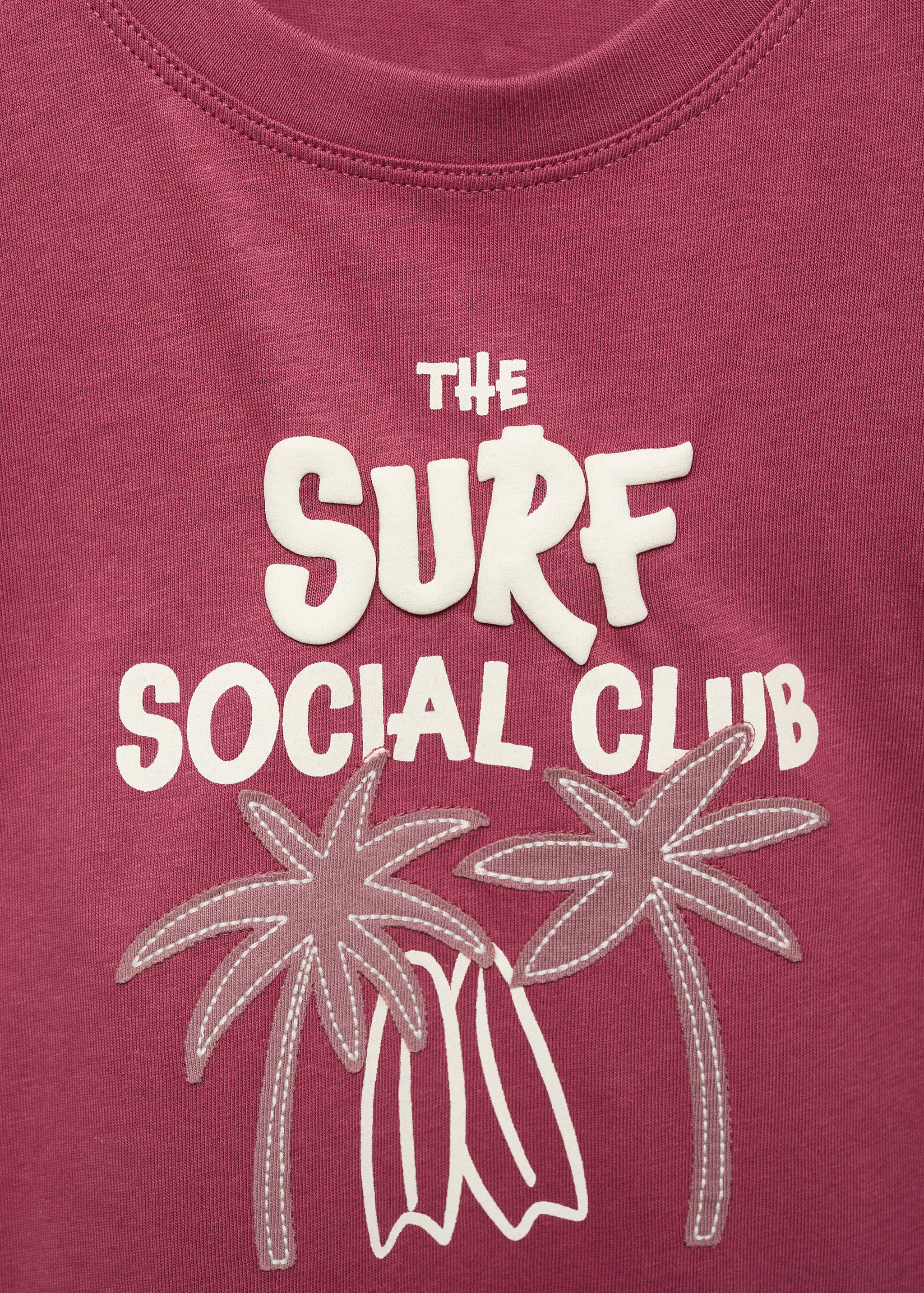 Tricou cu imprimeu și detaliu brodat - Detaliu al articolului 8