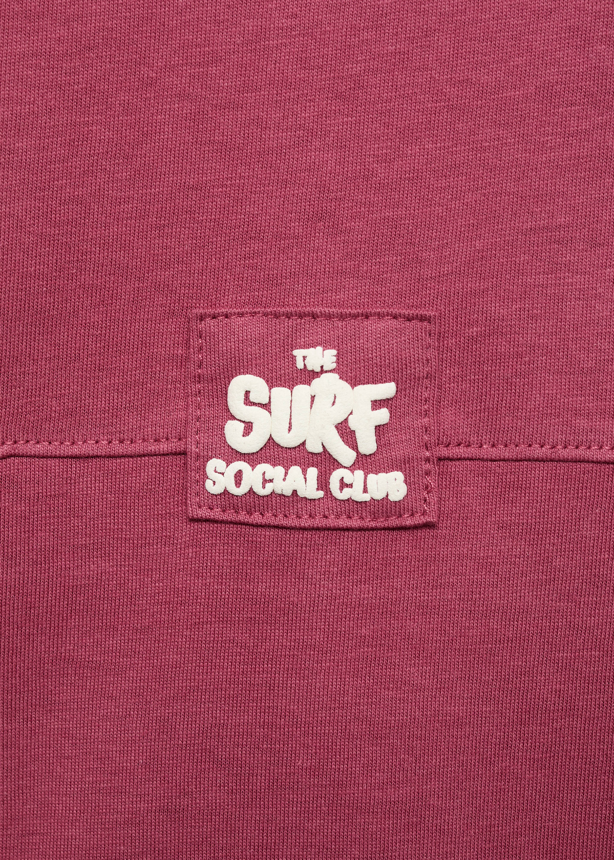 Tricou cu imprimeu și detaliu brodat - Detaliu al articolului 0