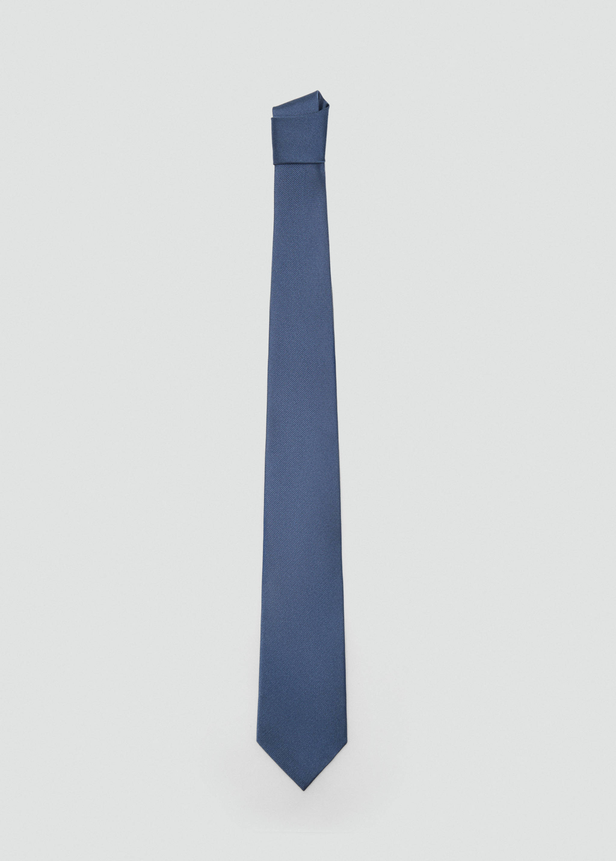 Plain silk tie - Article without model