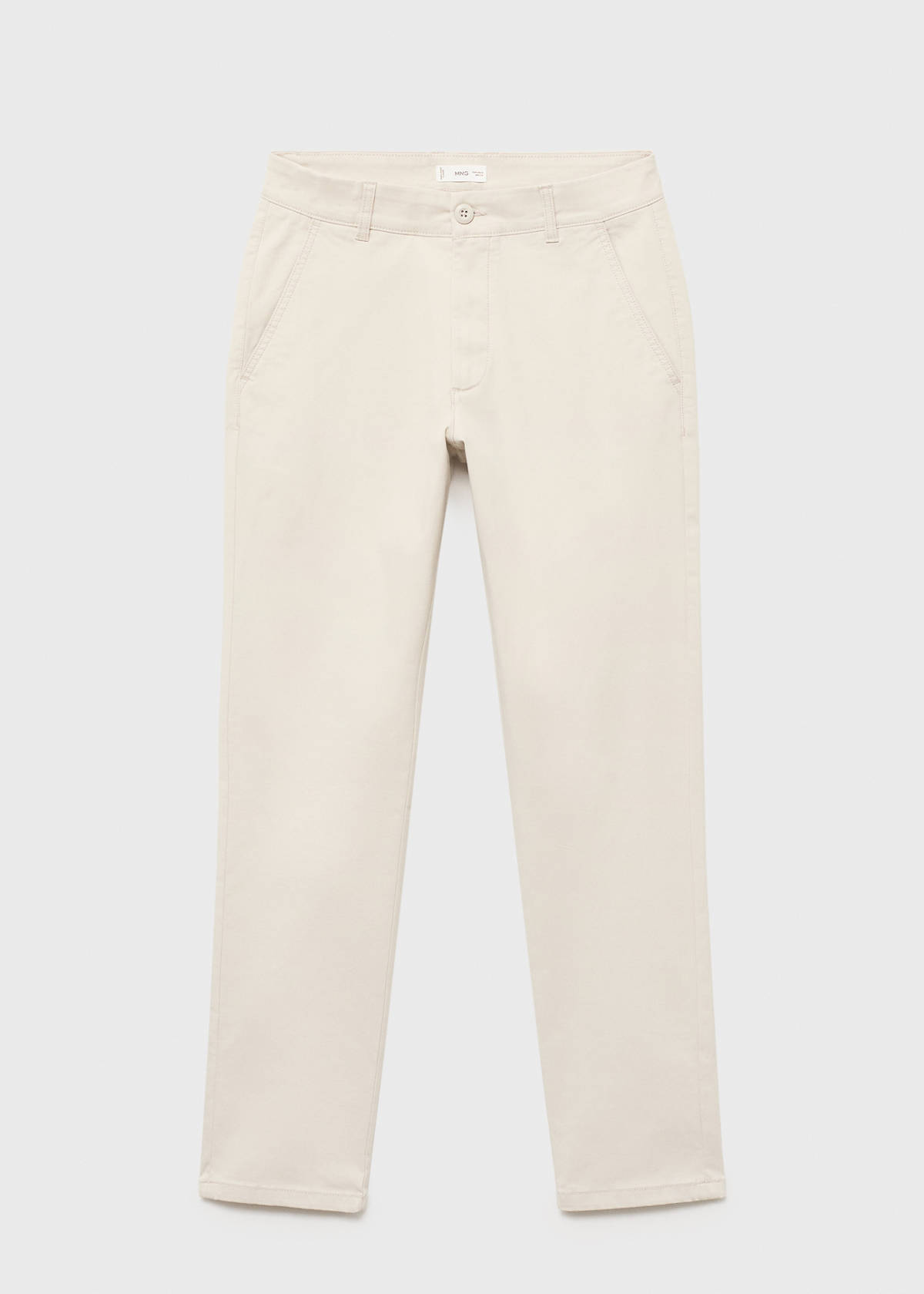 Stretchy chinos — Ice Grey