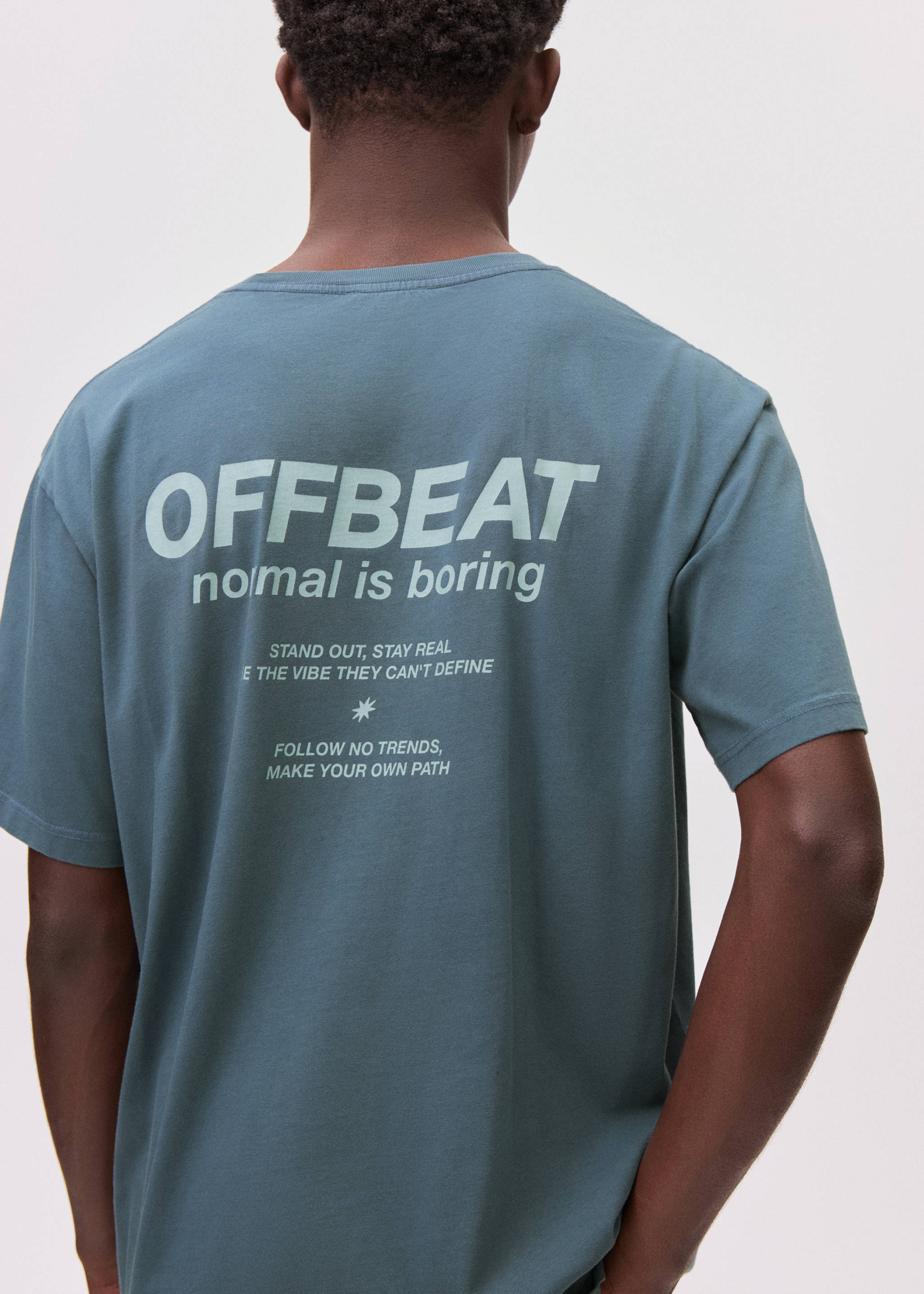 Printed cotton-blend T-shirt - Details of the article 2