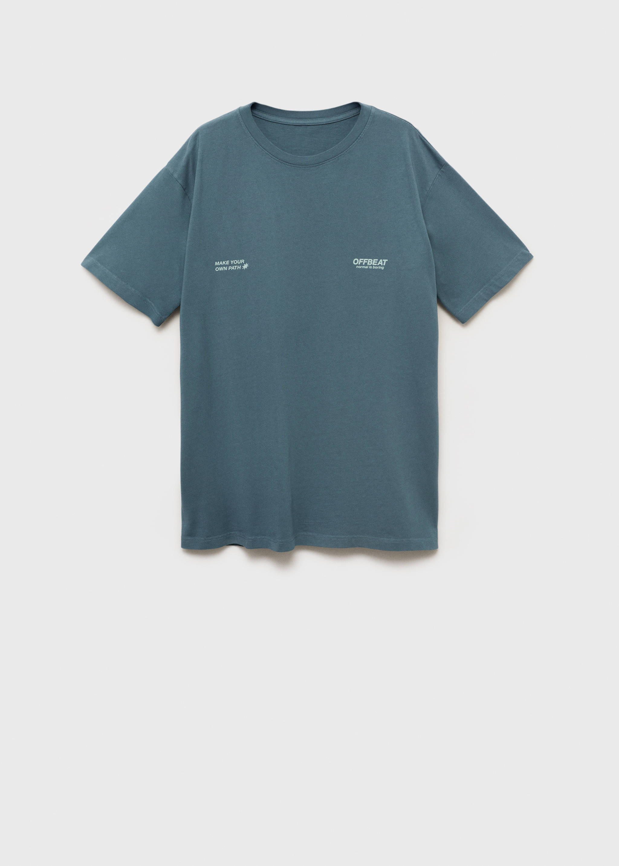 Printed cotton-blend T-shirt - Article without model