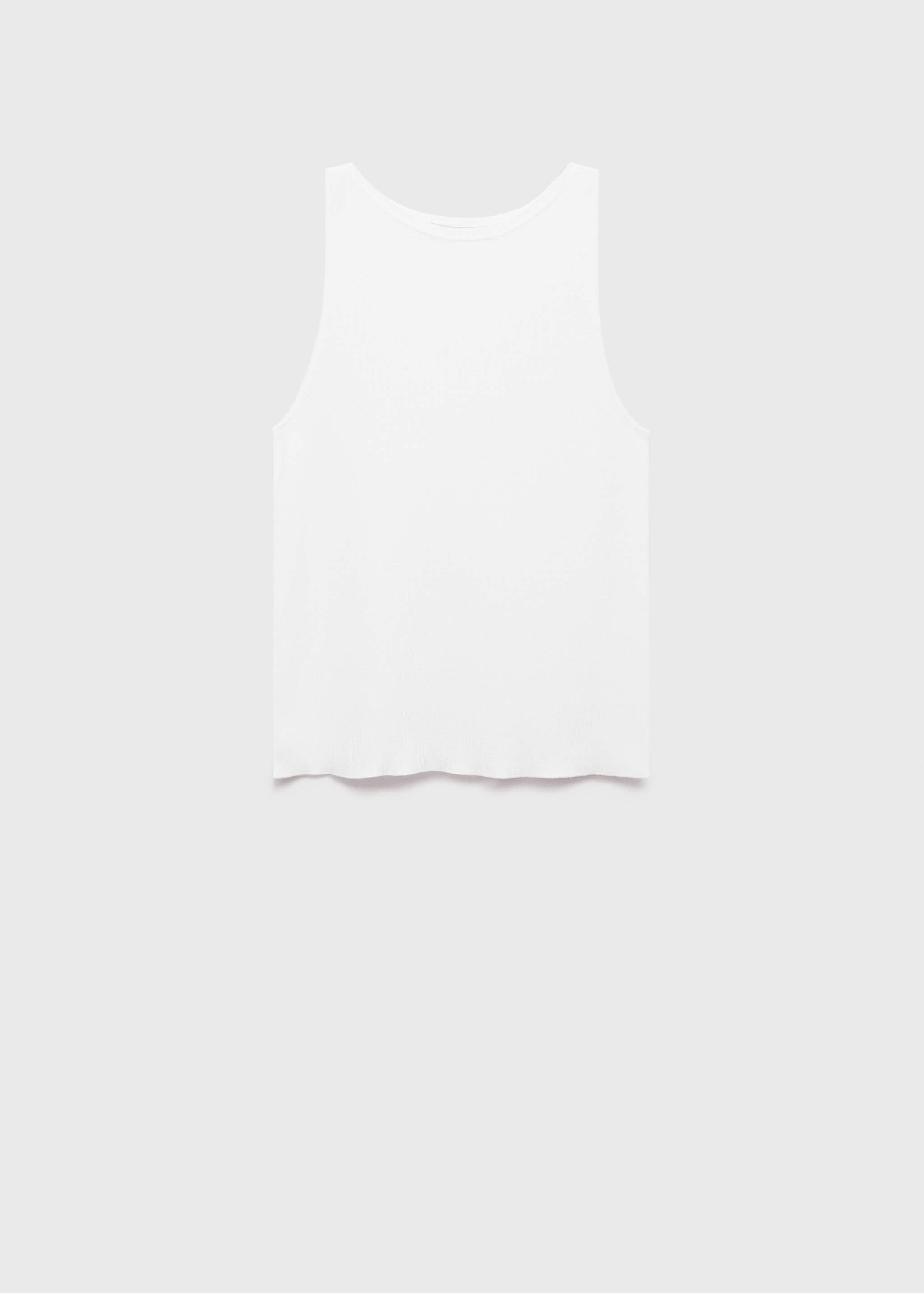 Топ из тонкого трикотажа - Изделие без модели