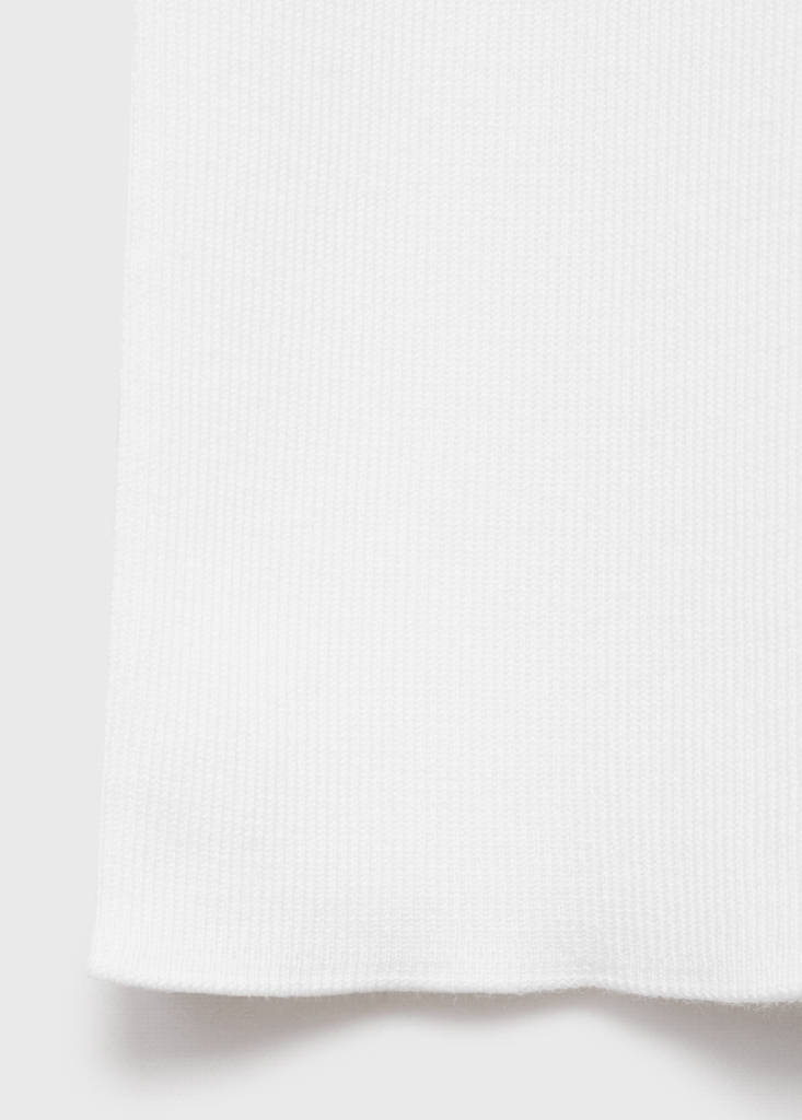 Fine-knit top — Off White