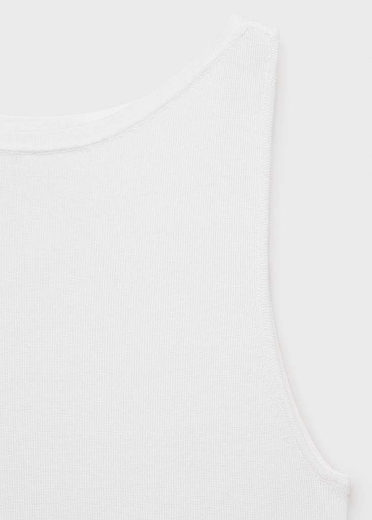 Fine-knit top — Off White