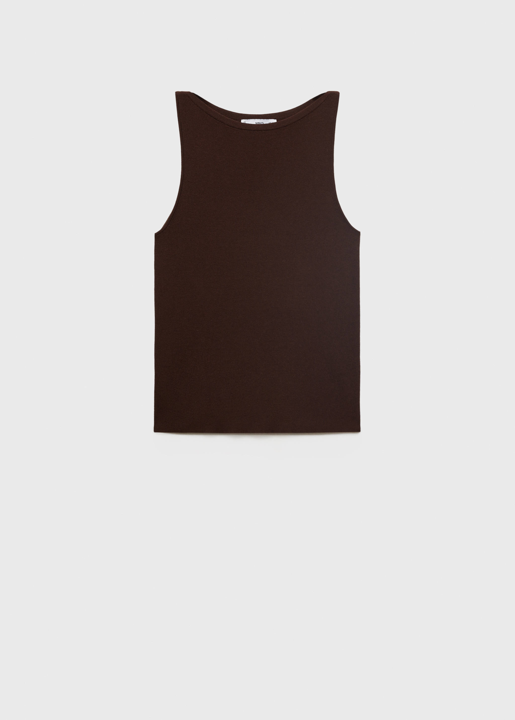 Топ из тонкого трикотажа - Изделие без модели