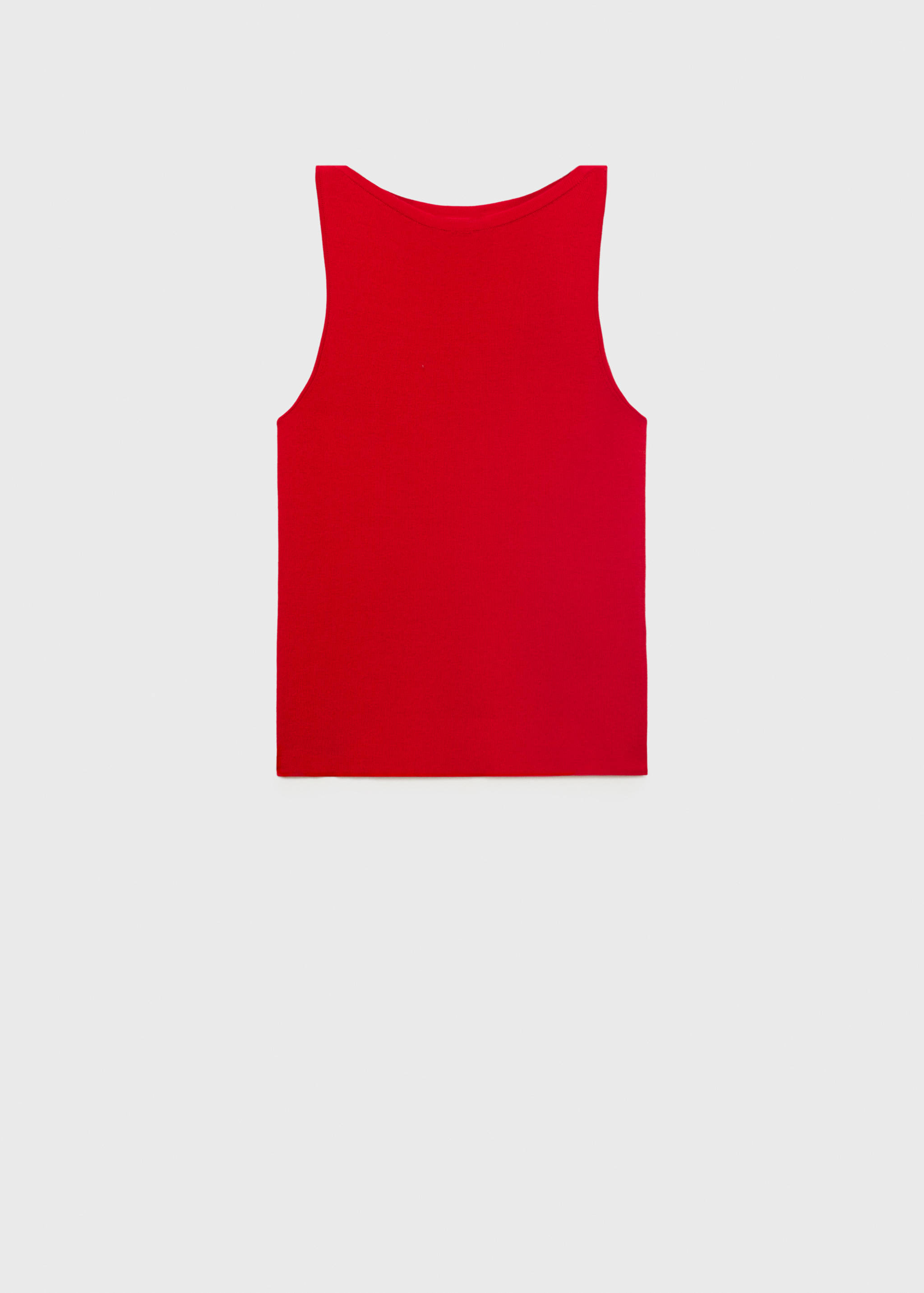 Топ из тонкого трикотажа - Изделие без модели