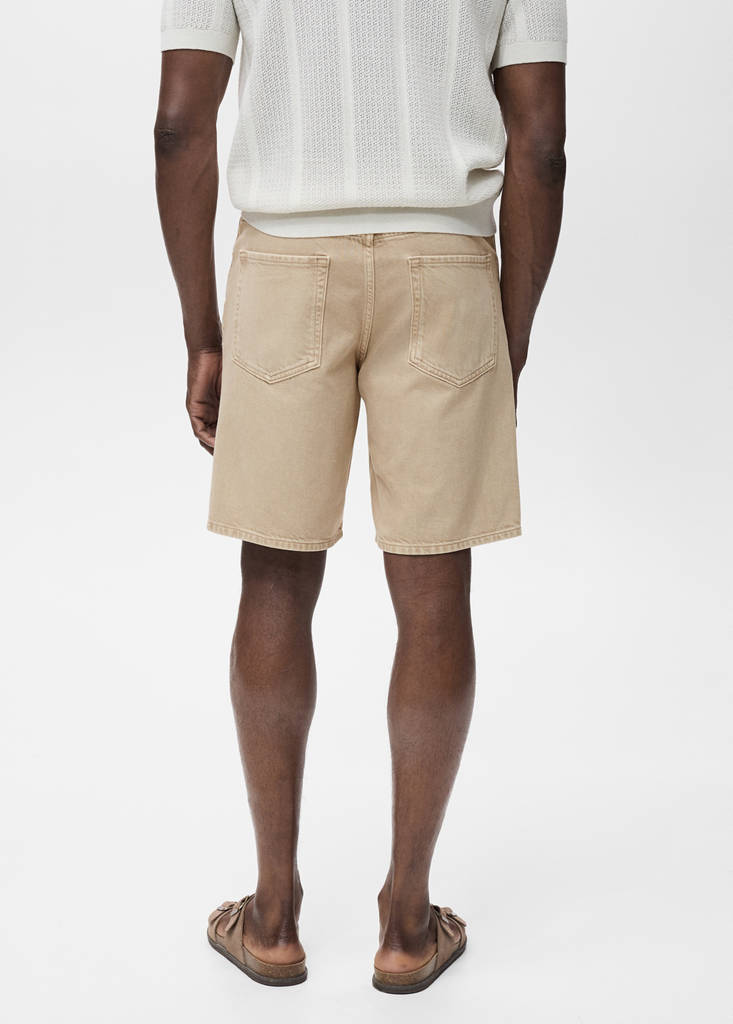 Regular-fit denim shorts — Light/Pastel Grey