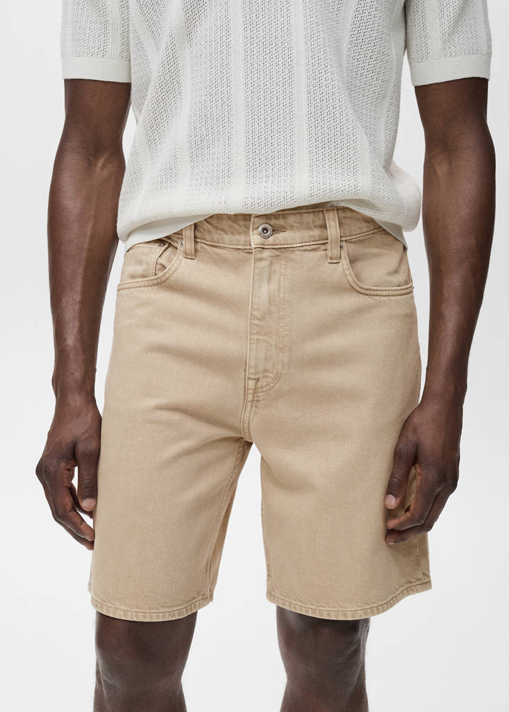 Regular-fit denim shorts — Light/Pastel Grey