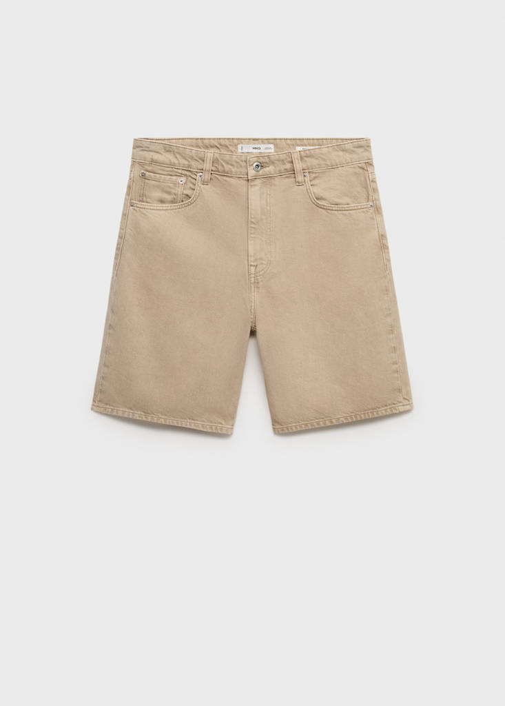 Regular-fit denim shorts — Light/Pastel Grey