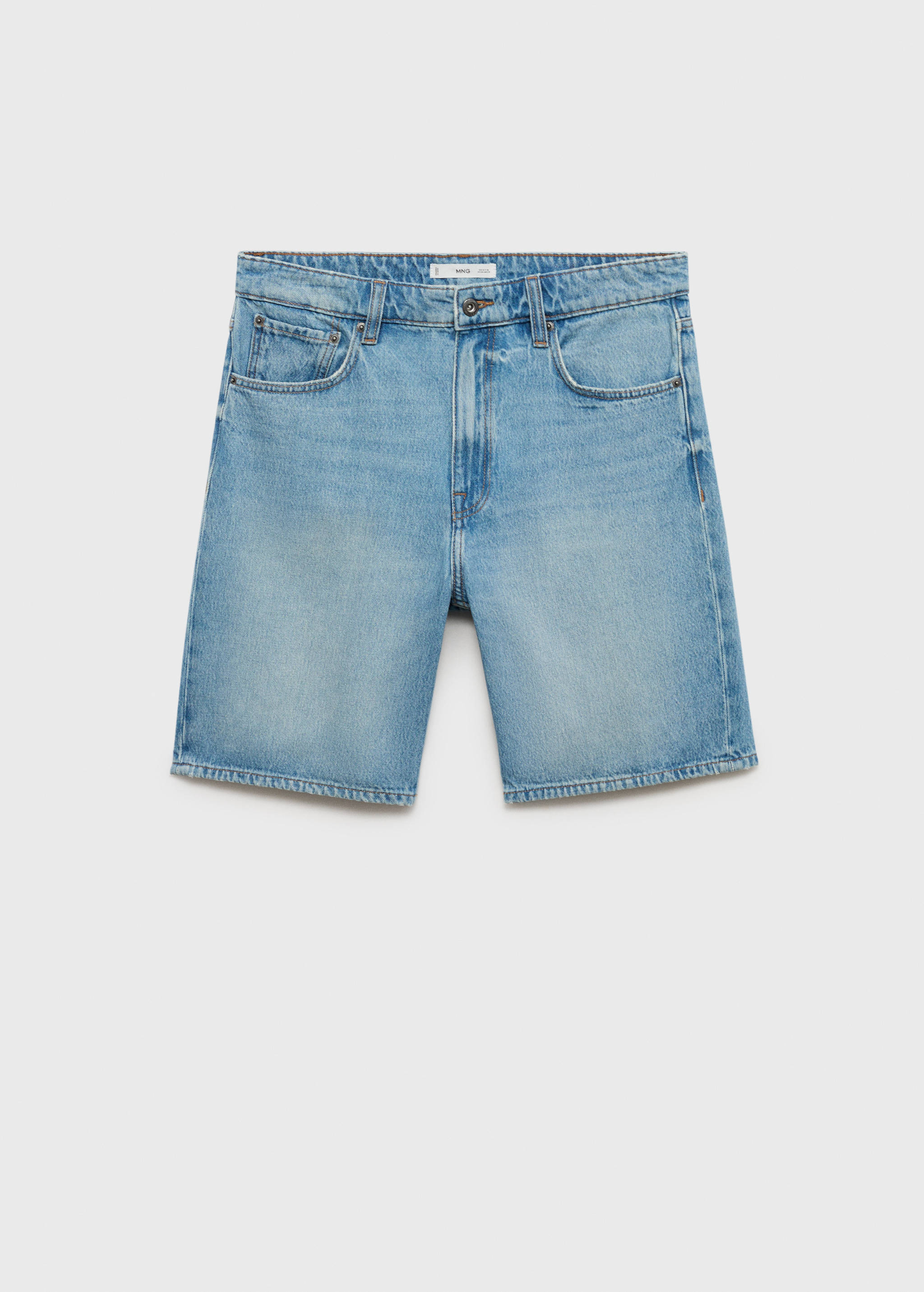 Denim regular-fit bermuda - Artikel zonder model