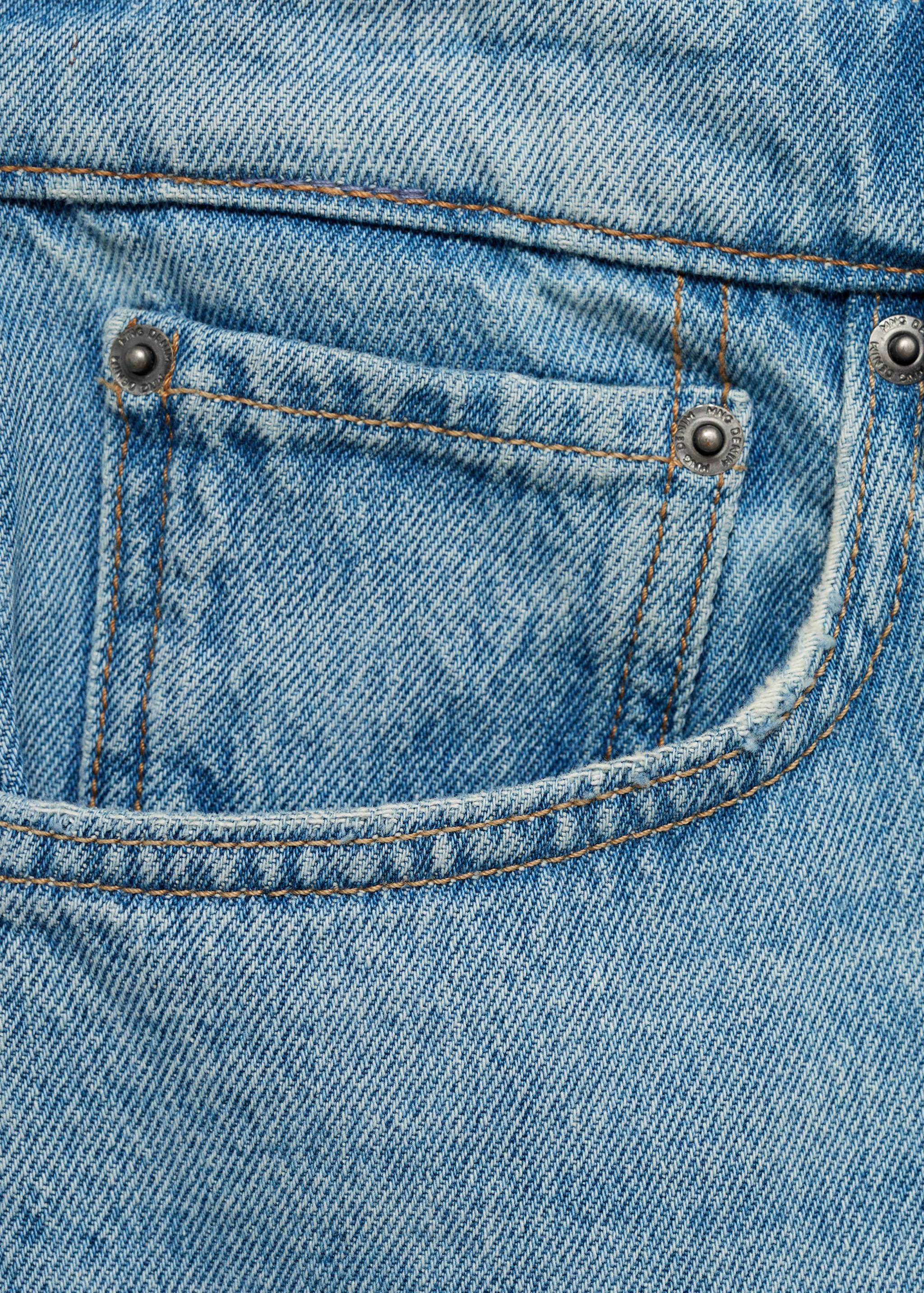 Denim regular-fit bermuda - Detail van het artikel 0