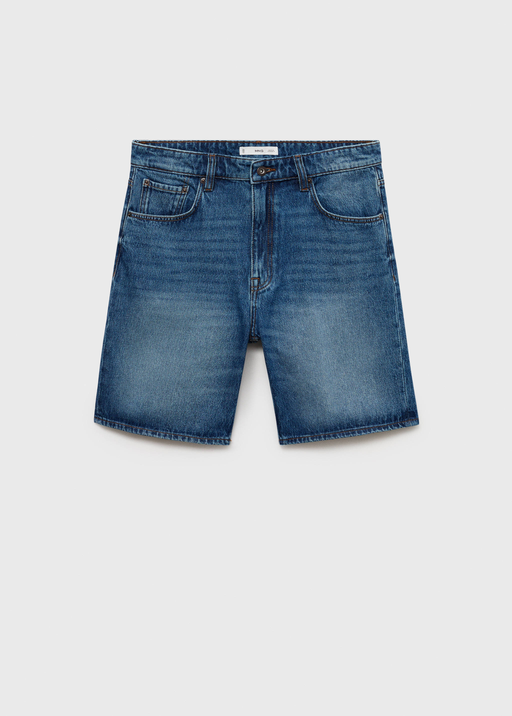 Denim regular-fit bermuda - Artikel zonder model