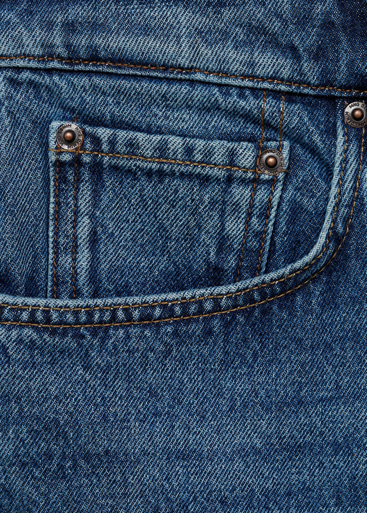 Regular-fit denim shorts — Dark Blue
