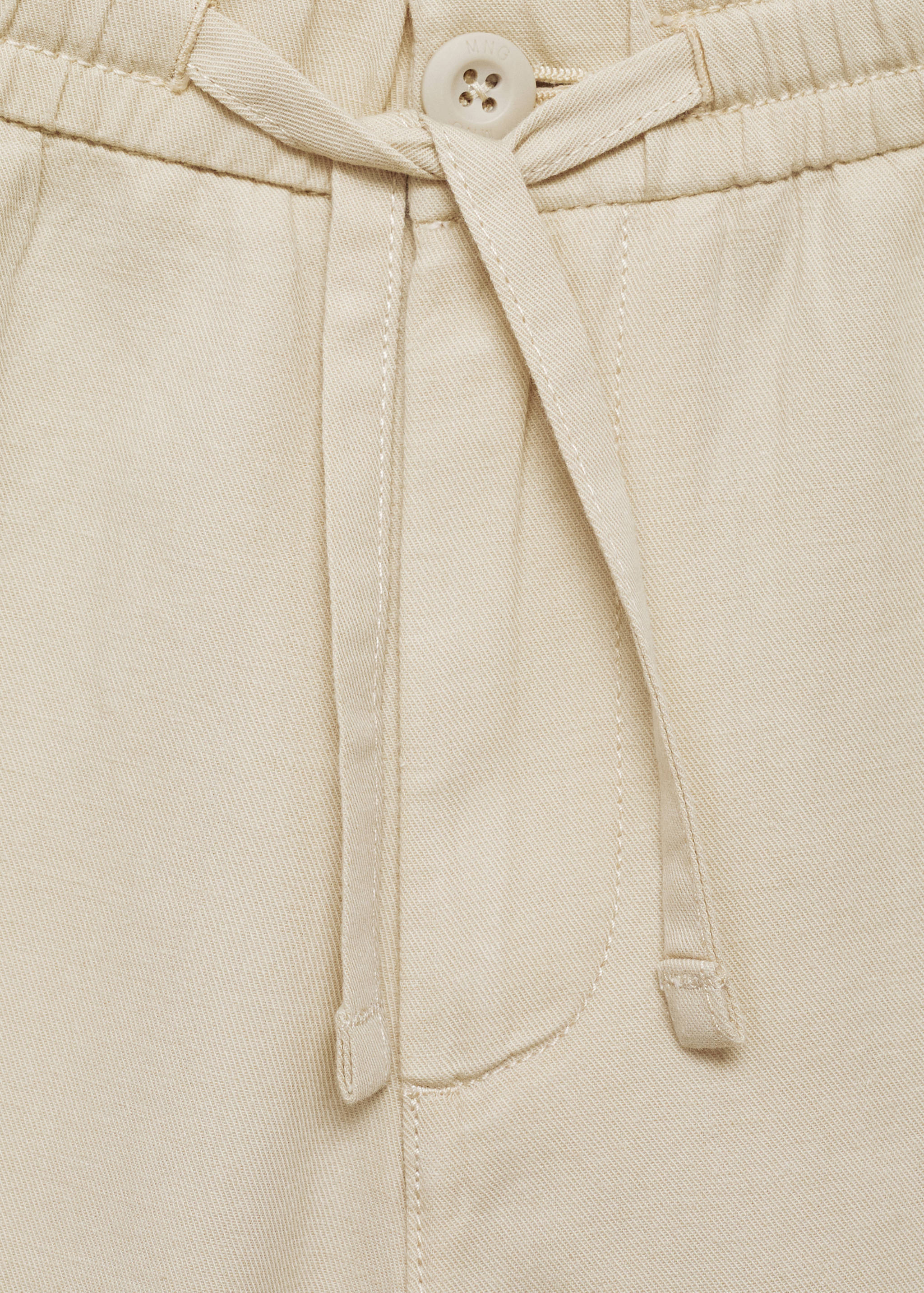 Cargo linen bermuda shorts - Details of the article 8
