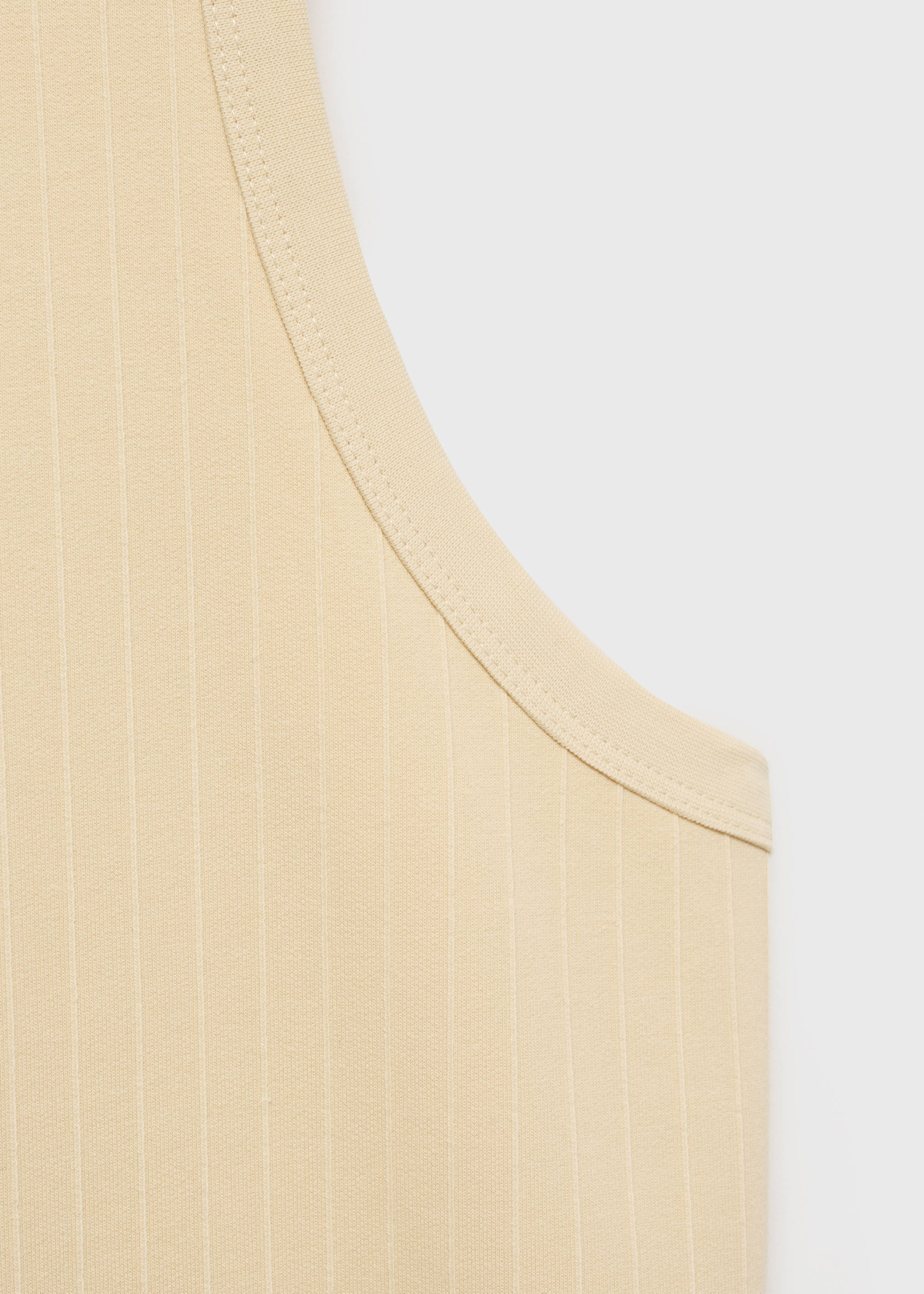 Striped strap T-shirt - Details of the article 0