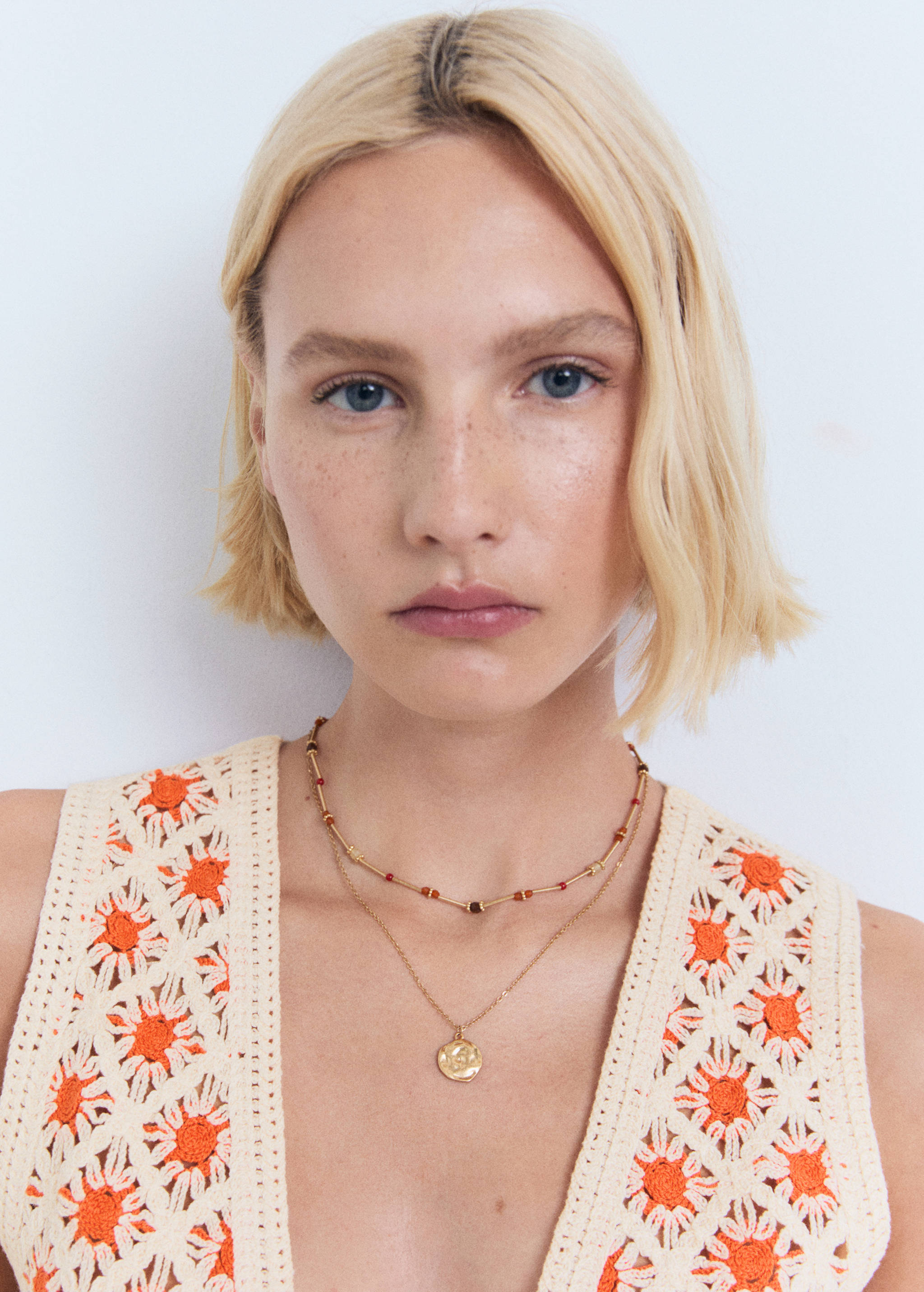 Top de croché com laços - Pormenor do artigo 1