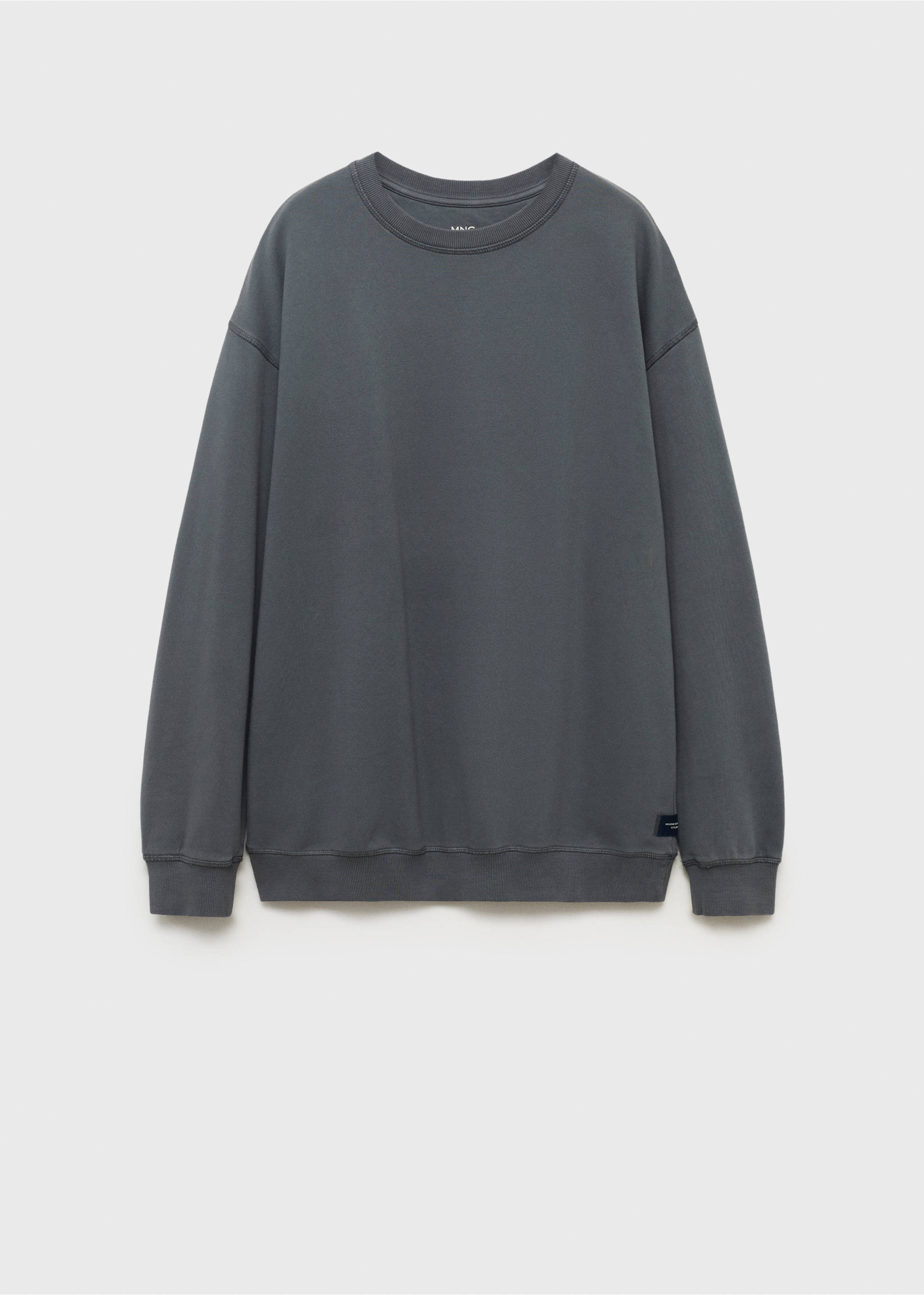 كنزة من القطن - منتج دون نموذج, فحمي. Ref: 17021239-00.