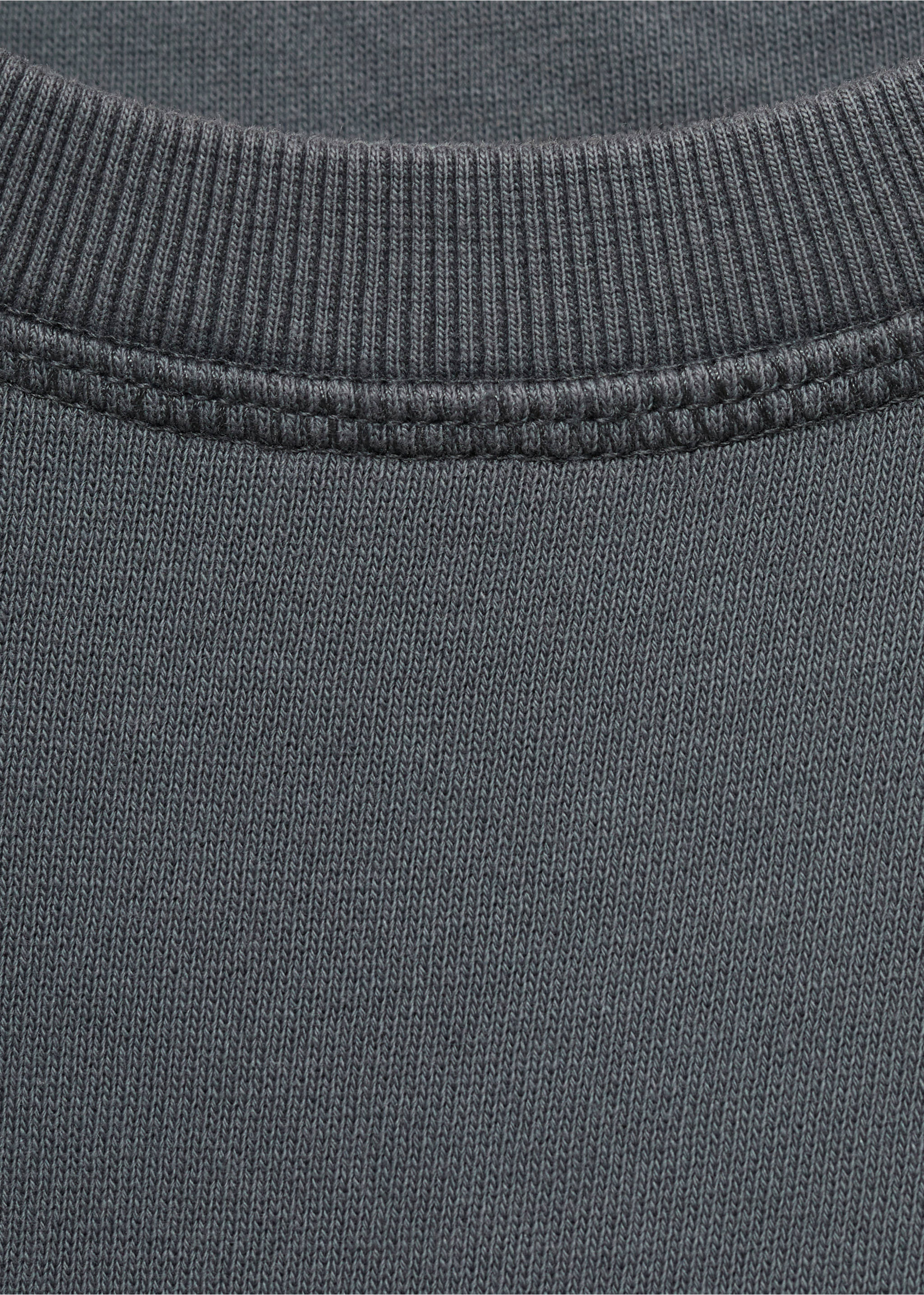 كنزة من القطن - تفاصيل المنتج 8, فحمي. Ref: 17021239-00.