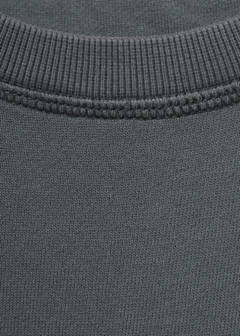 Basic cotton sweater — Charcoal 6