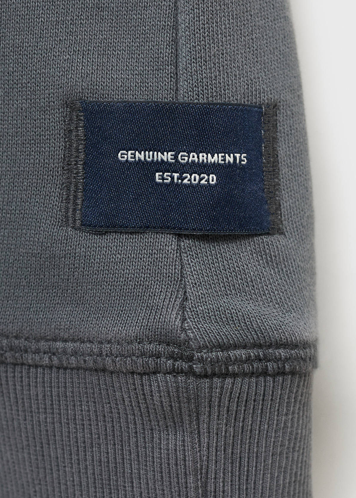 Basic cotton sweater — Charcoal