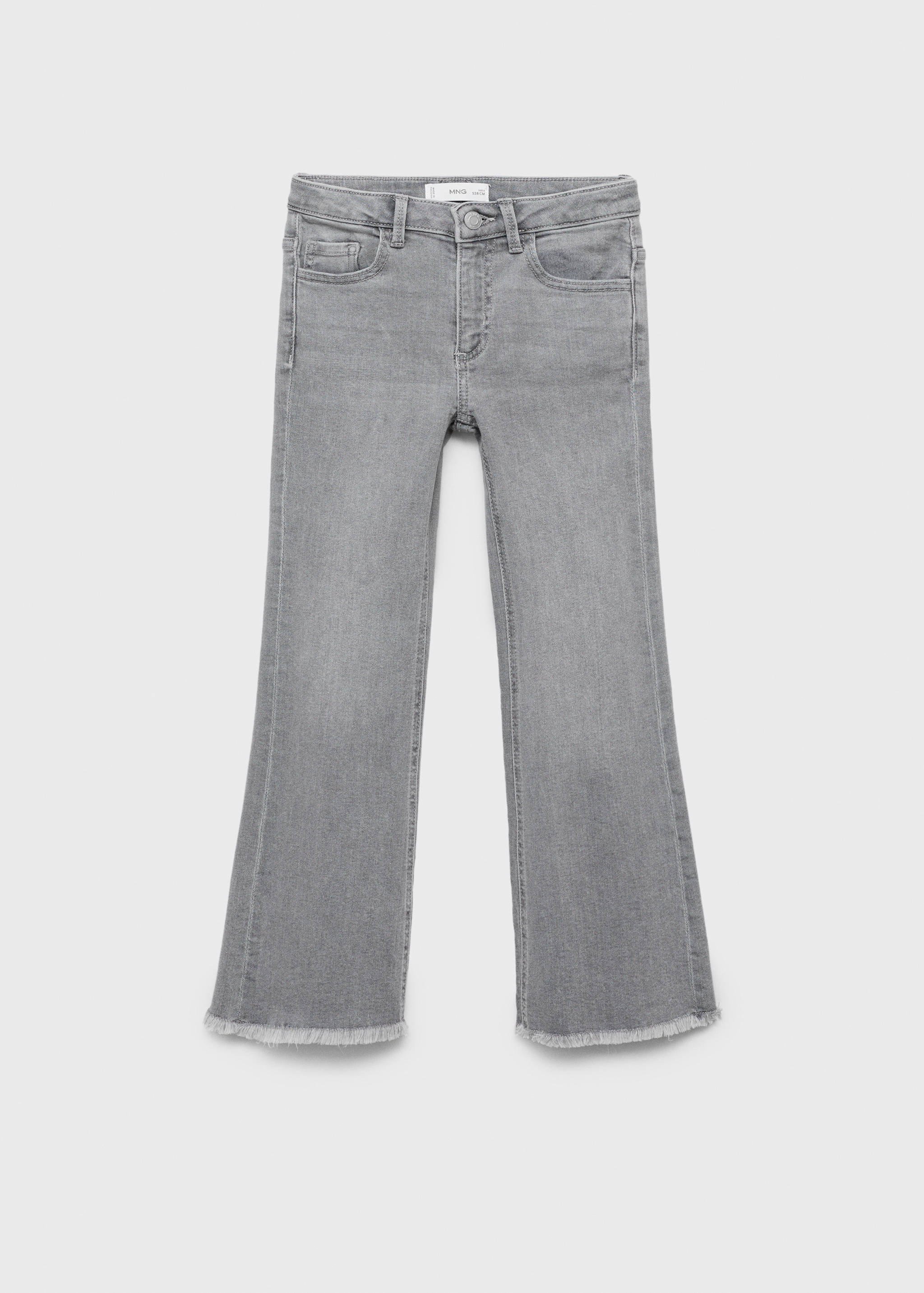 Frayed low-rise skinny jeans - Article without model