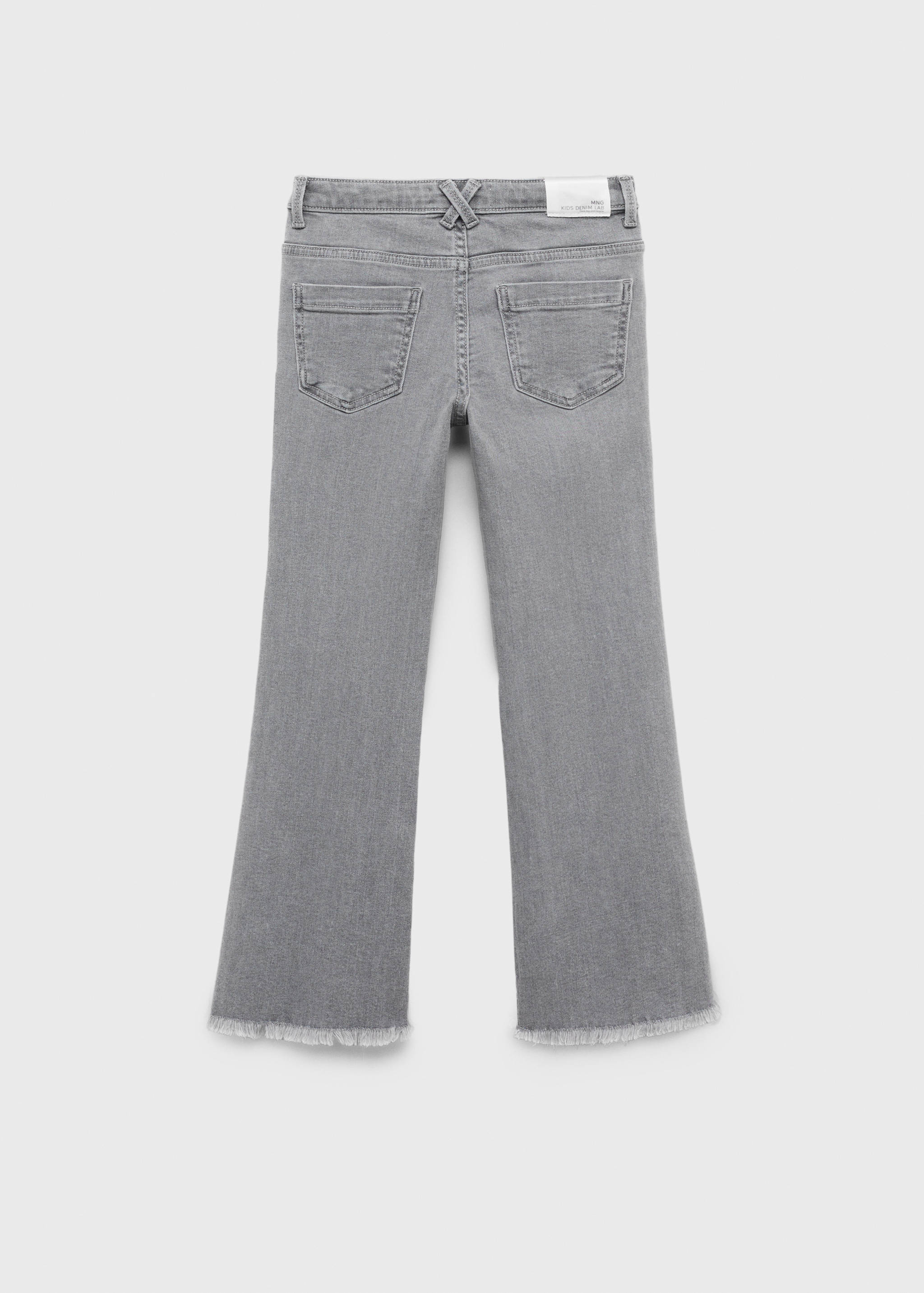 Frayed low-rise skinny jeans - Reverse of the article