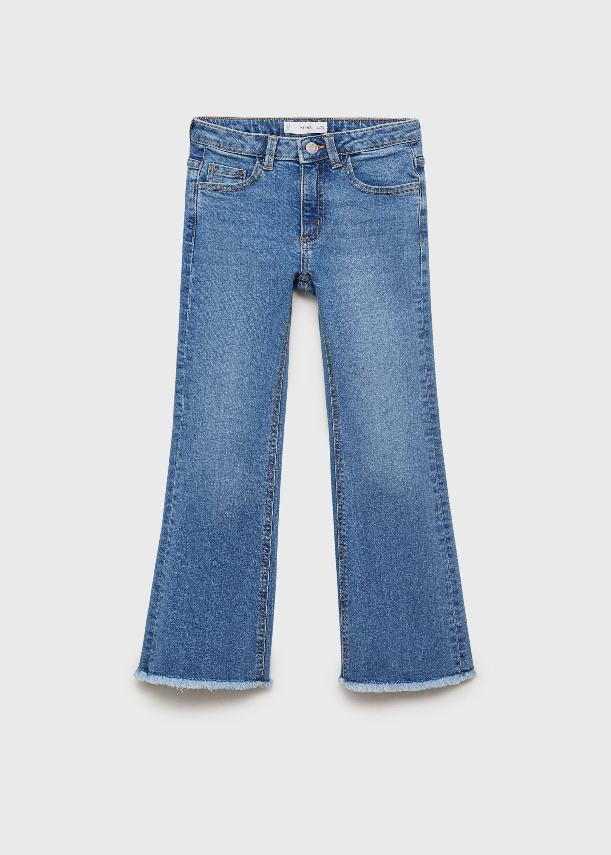 Frayed low-rise skinny jeans - Article without model