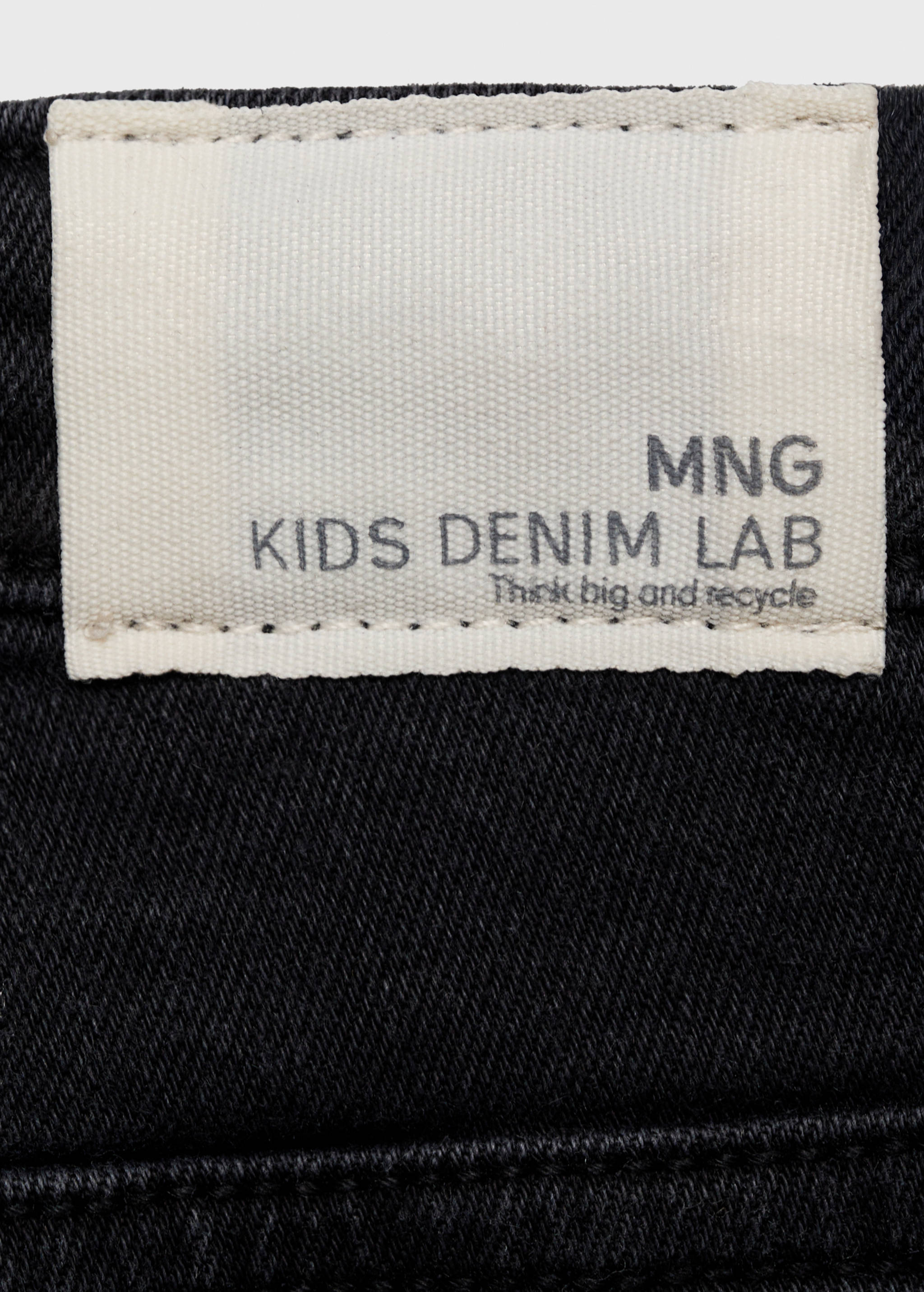 Frayed low-rise skinny jeans - Details of the article 0