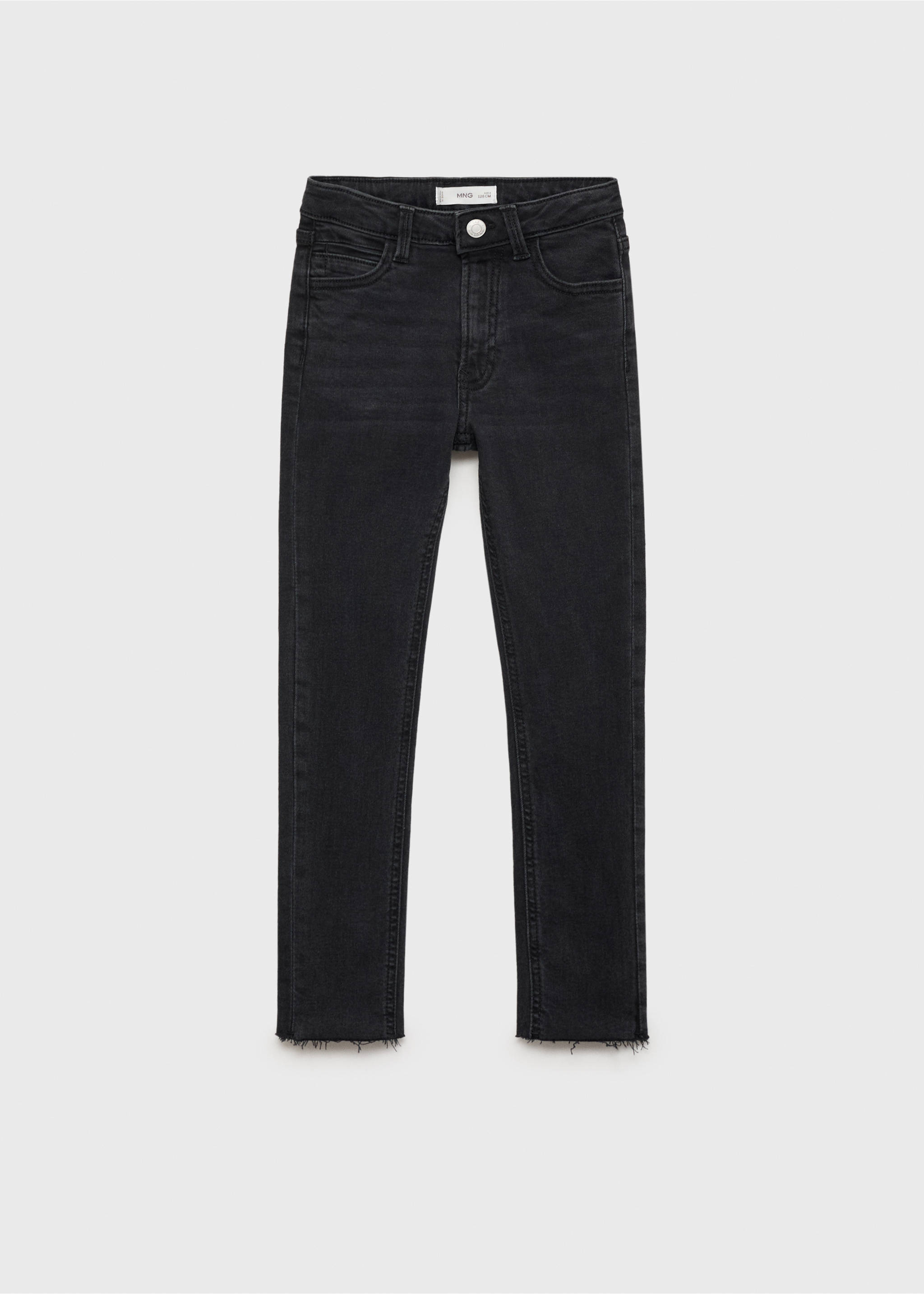 Skinny-fit jeans - Article without model, Black denim. Ref: 17021244-00.
