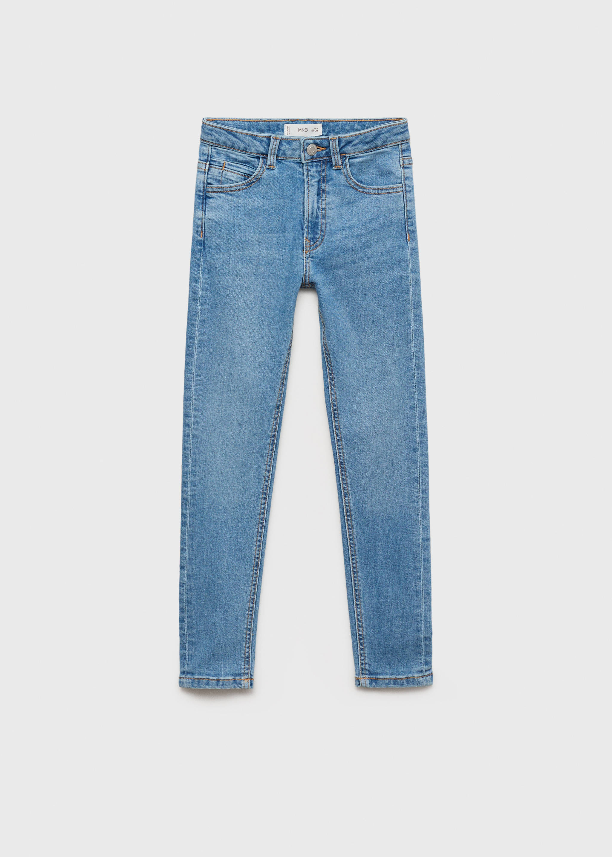 Star-embroidered skinny jeans - Article without model