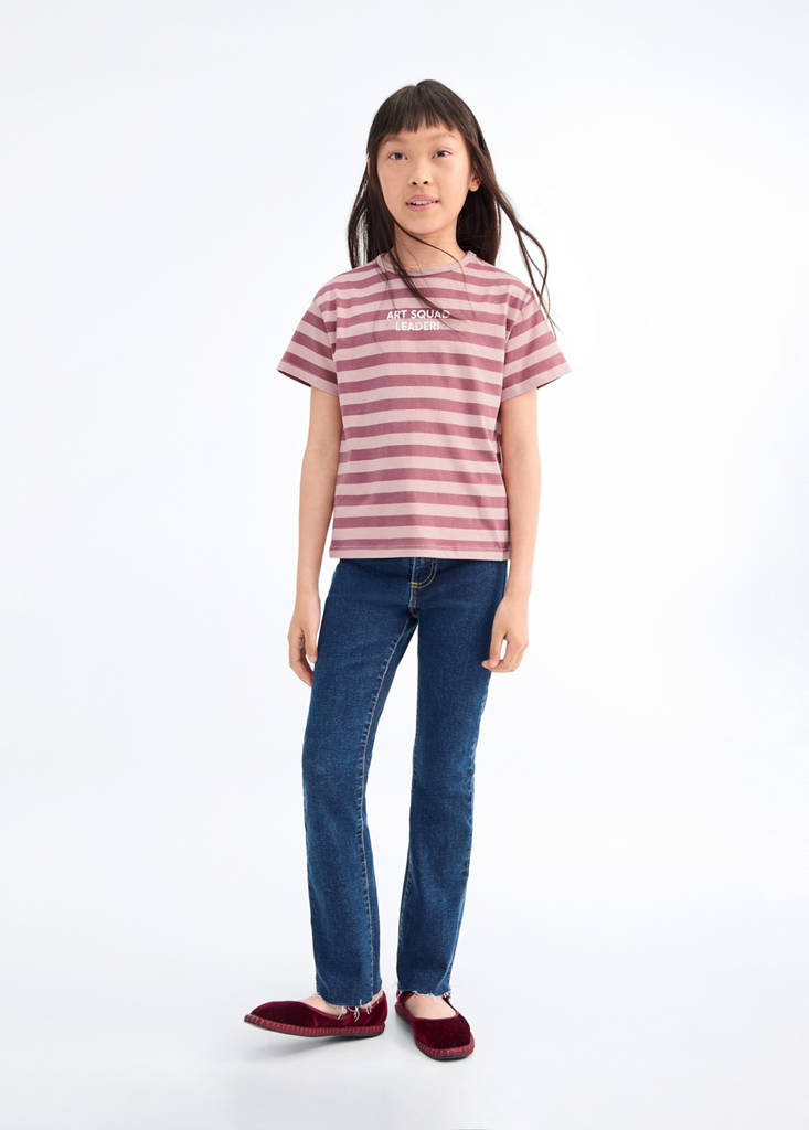 Frayed low-rise skinny jeans — Dark Blue