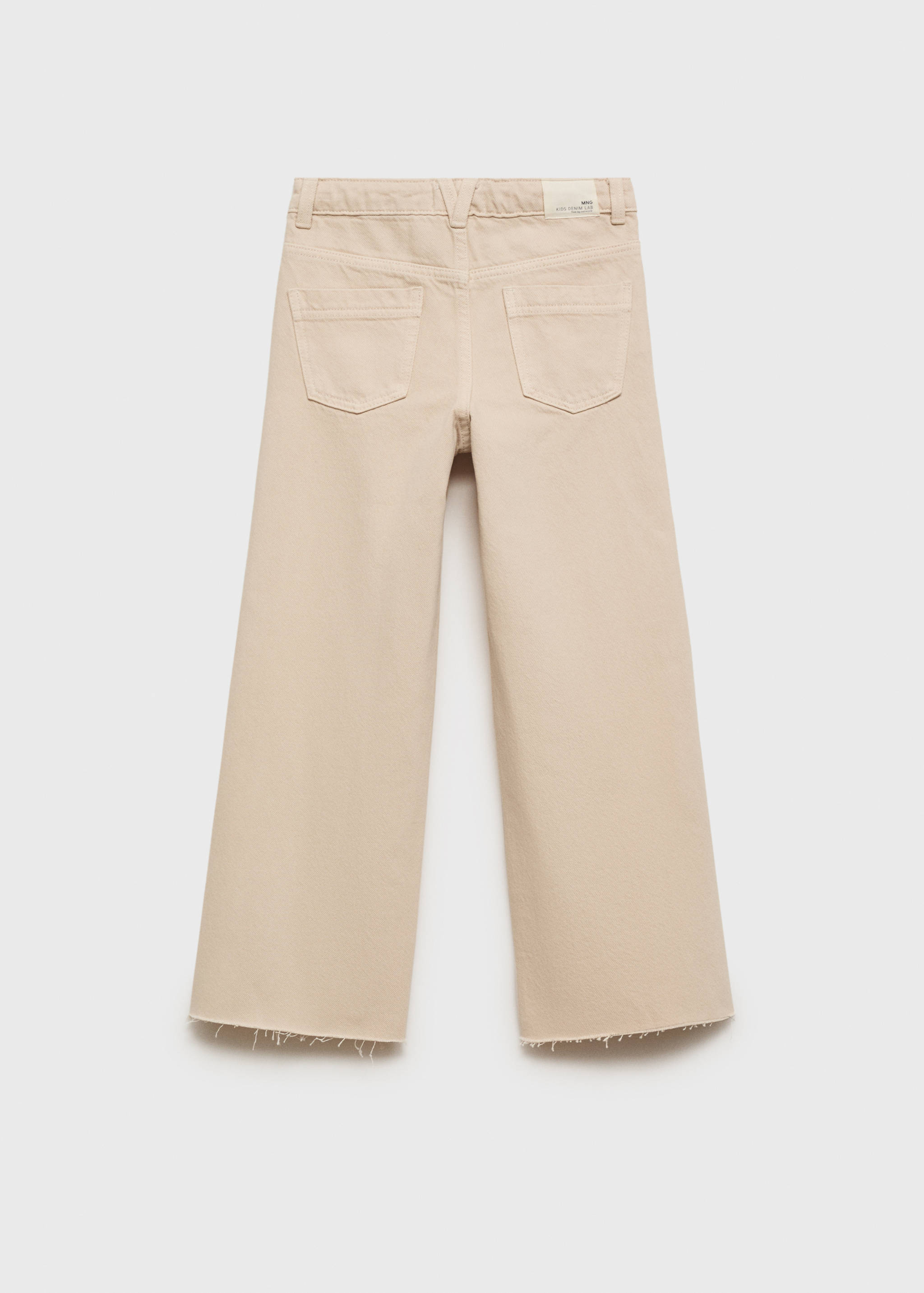 Jean wideleg revers effilochés - Verso de l’article