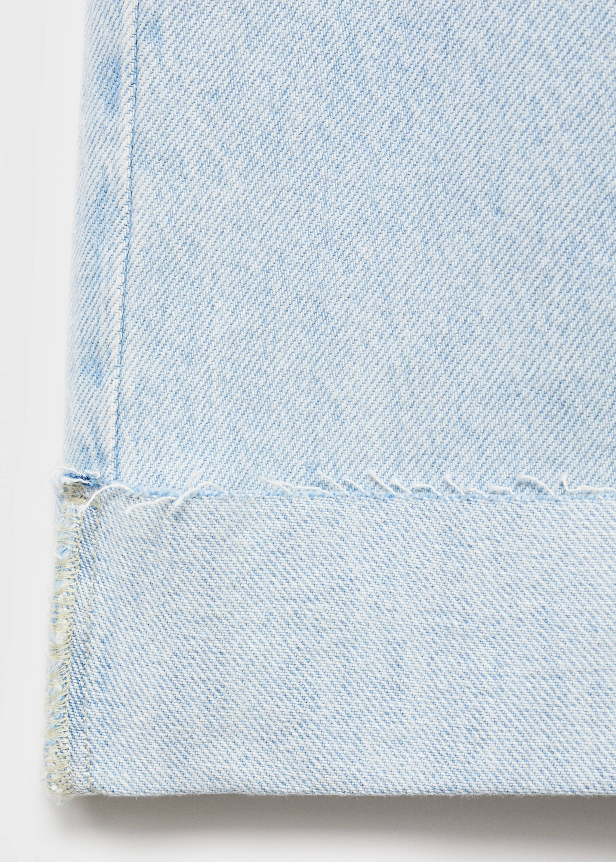 Jean wideleg à revers - Détail de l'article 0, Bleu clair. Ref: 17021248-00.