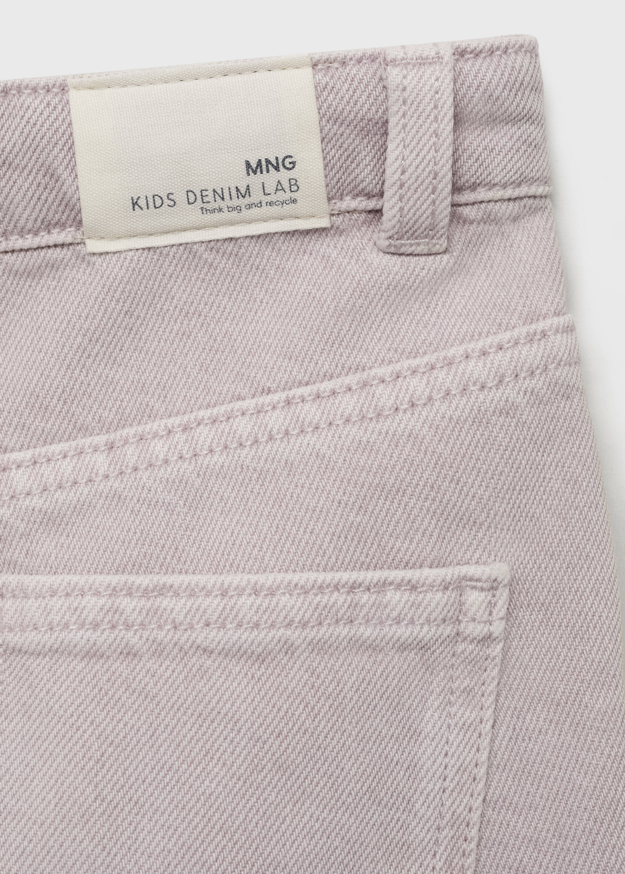 Culotte jeans with seam detail - Details of the article 0