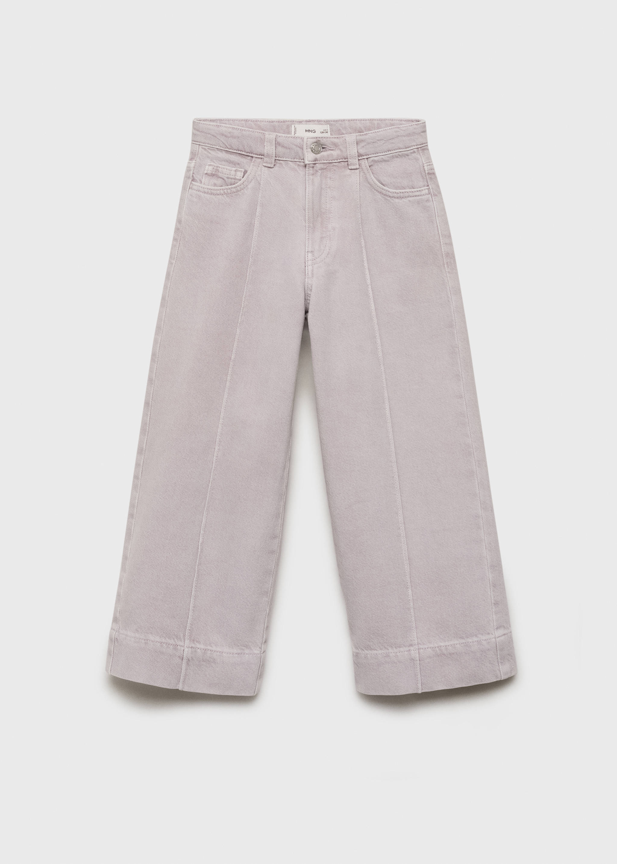 Jeans culotte detalle costura - Artículo sin modelo
