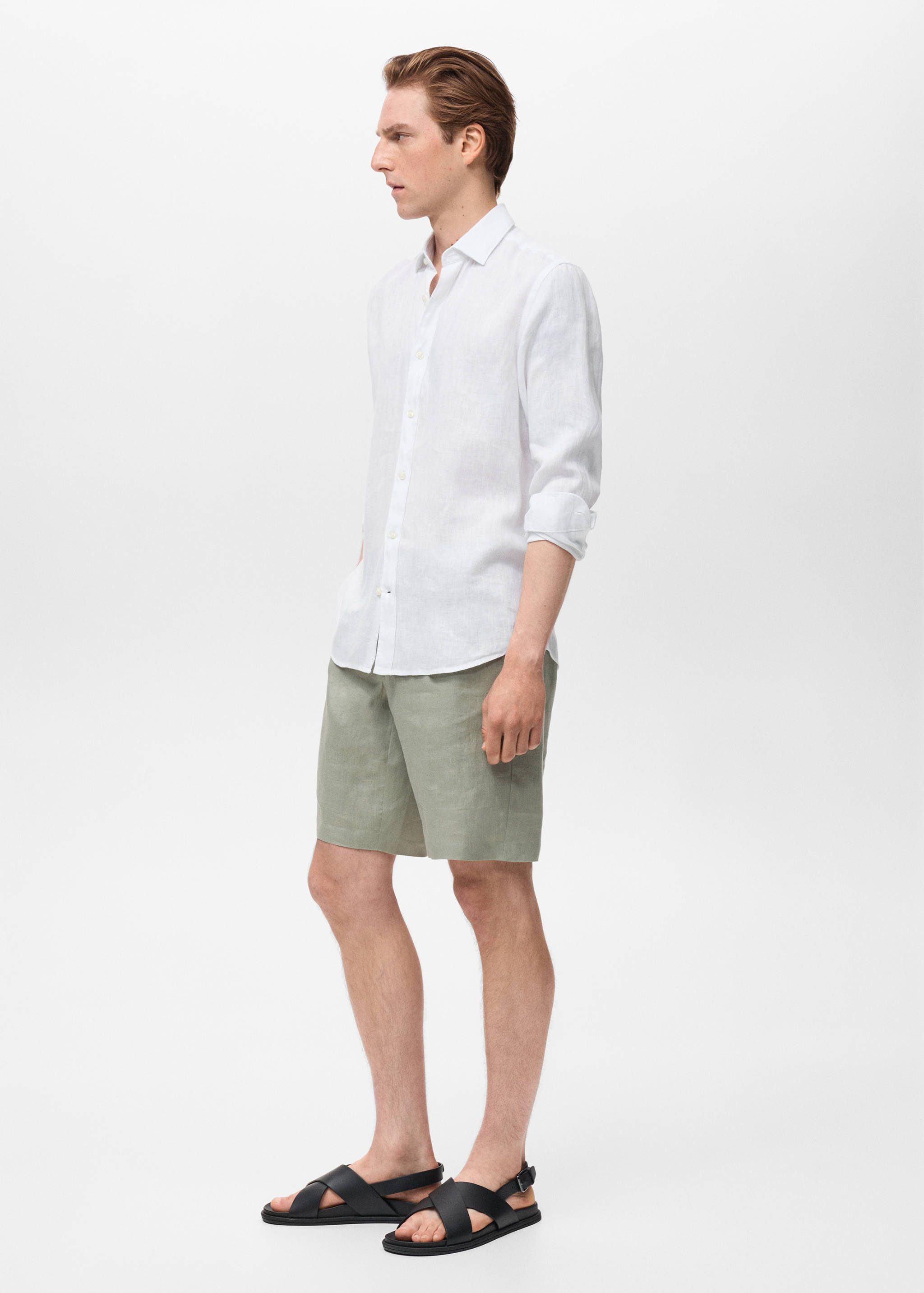 Camisa 100% lino regular fit - Detalle del artículo 2